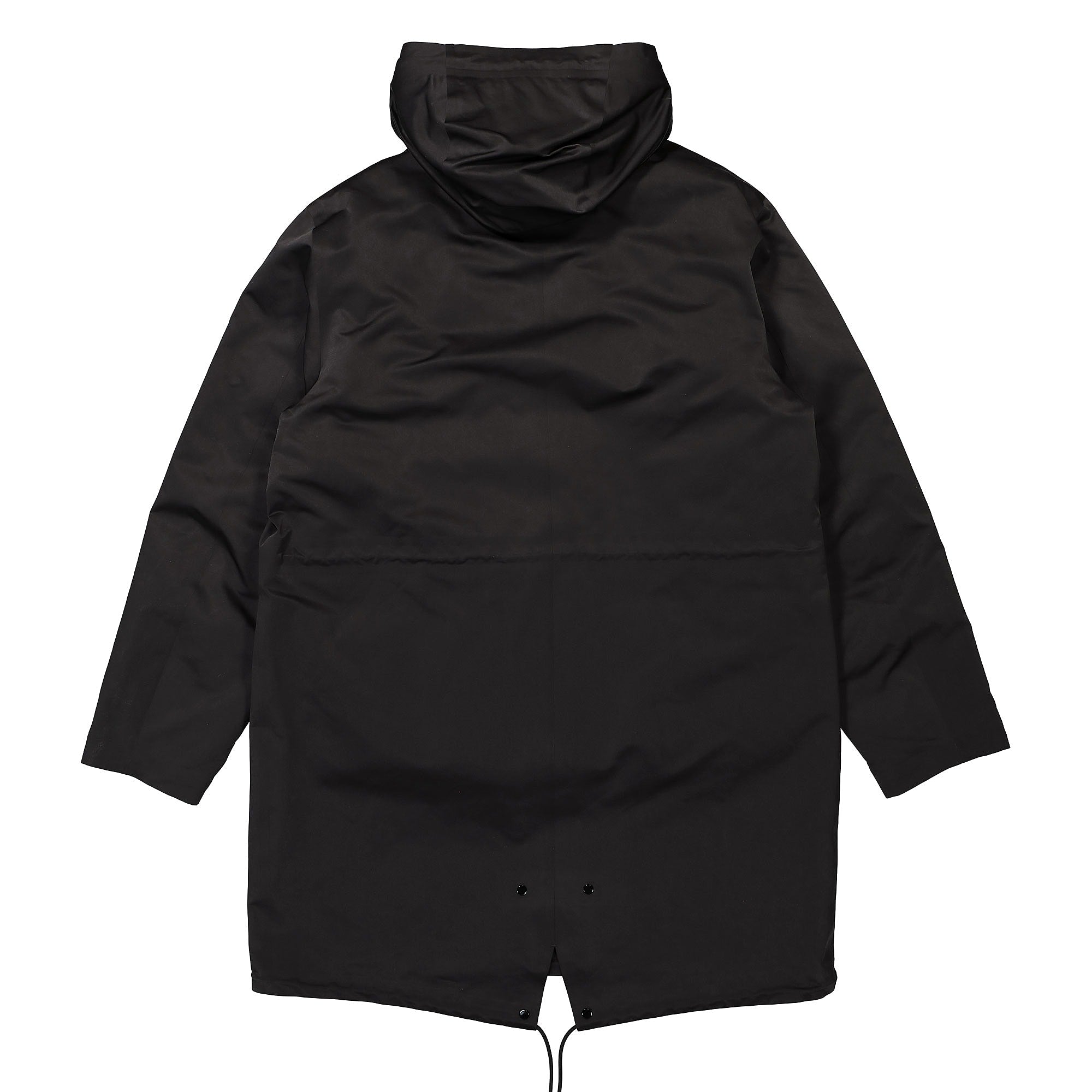C.P. Company A.A.C. Down Fishtail Parka Black Parkas Material | Overkill