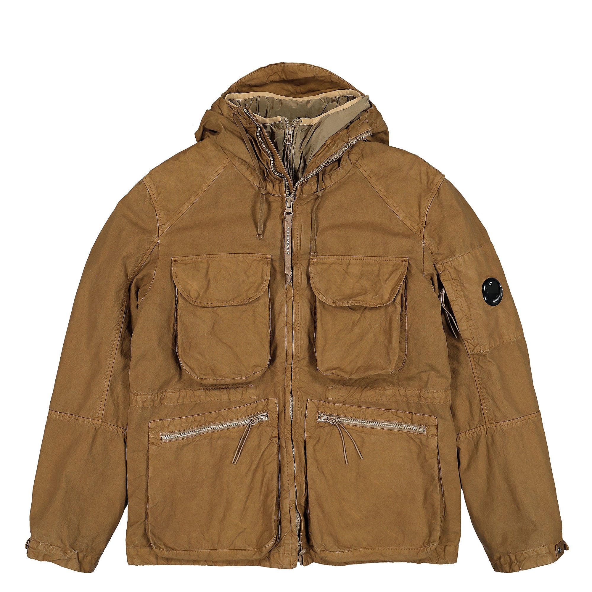 C.P. Company BA-TIC Hooded Field Jacket Cumin Jackets 13CMOW092A-006237G | Overkill
