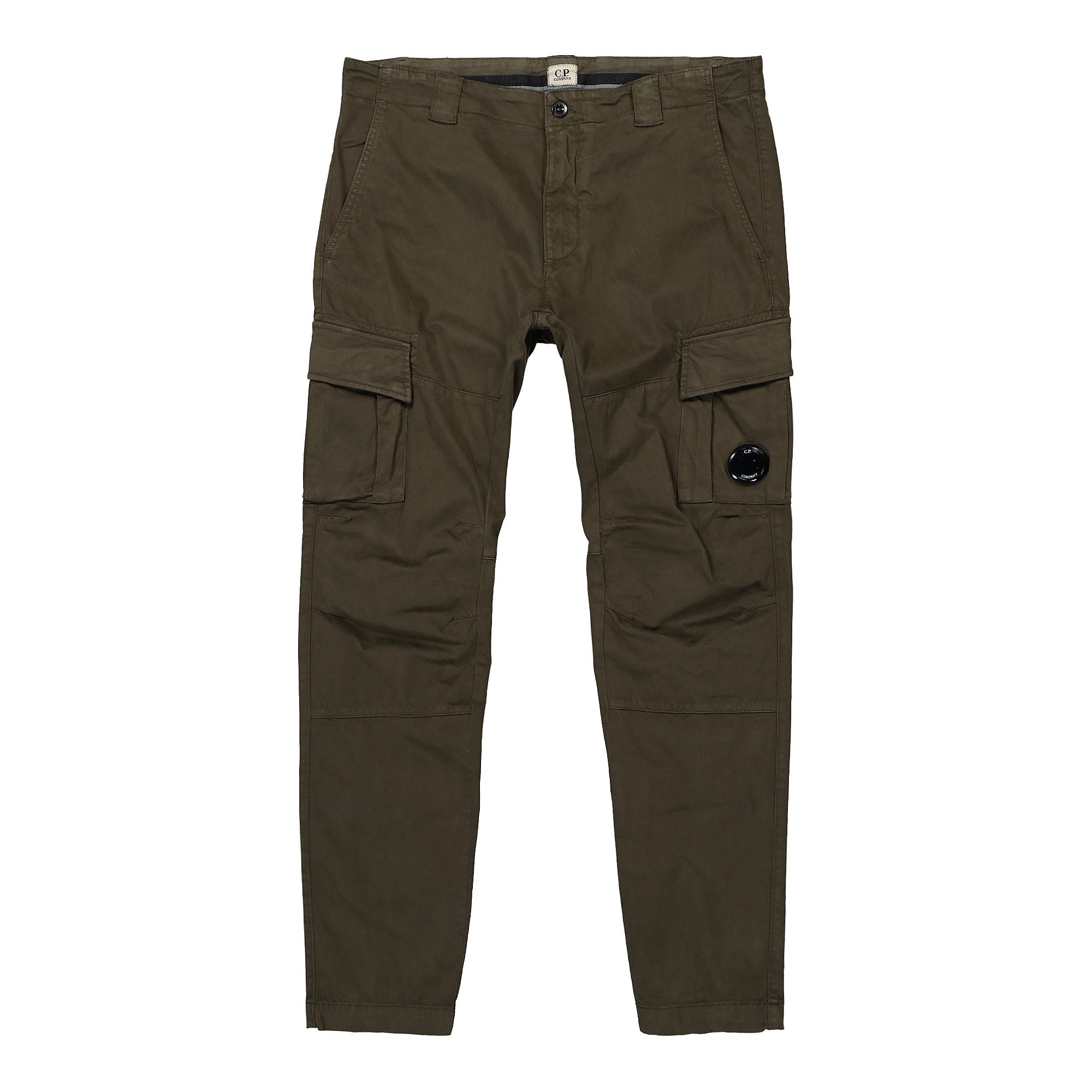 C.P. Company Stretch Sateen Cargo Pants Ivy Green Cargo Pants 13CMPA186A-005529G 683 | Overkill