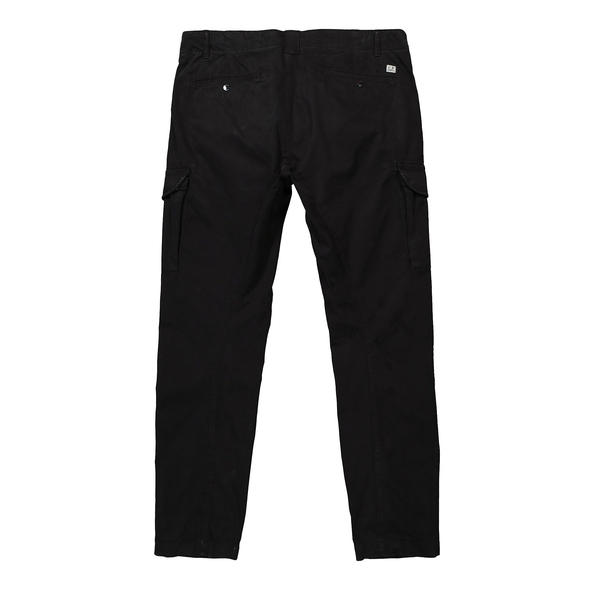 C.P. Company Stretch Sateen Cargo Pants Black Cargo Pants Material | Overkill