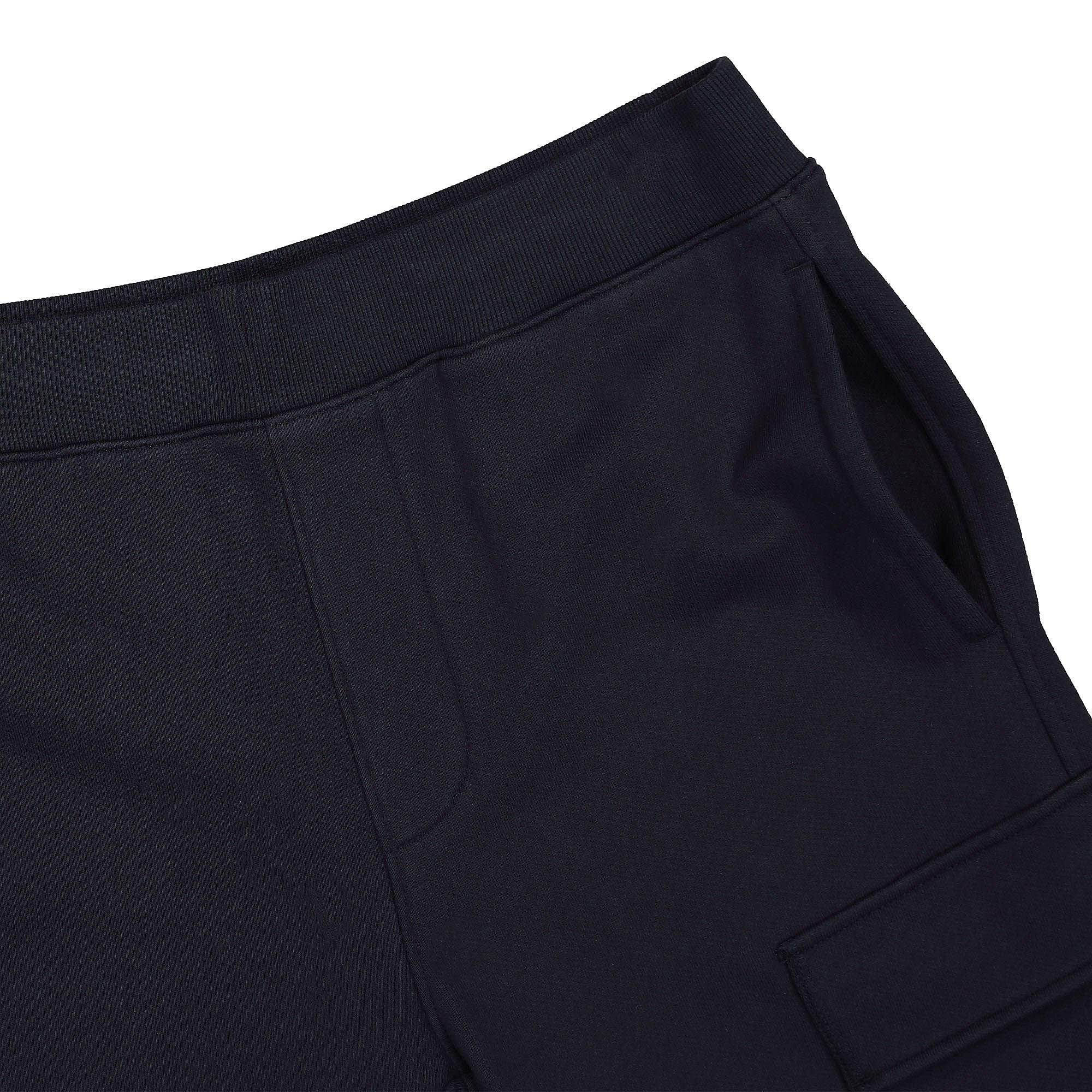 C.P. Company Diagonal Raised Fleece Track Pants Total Eclipse Sweat & Track Pants Detailfoto | Overkill