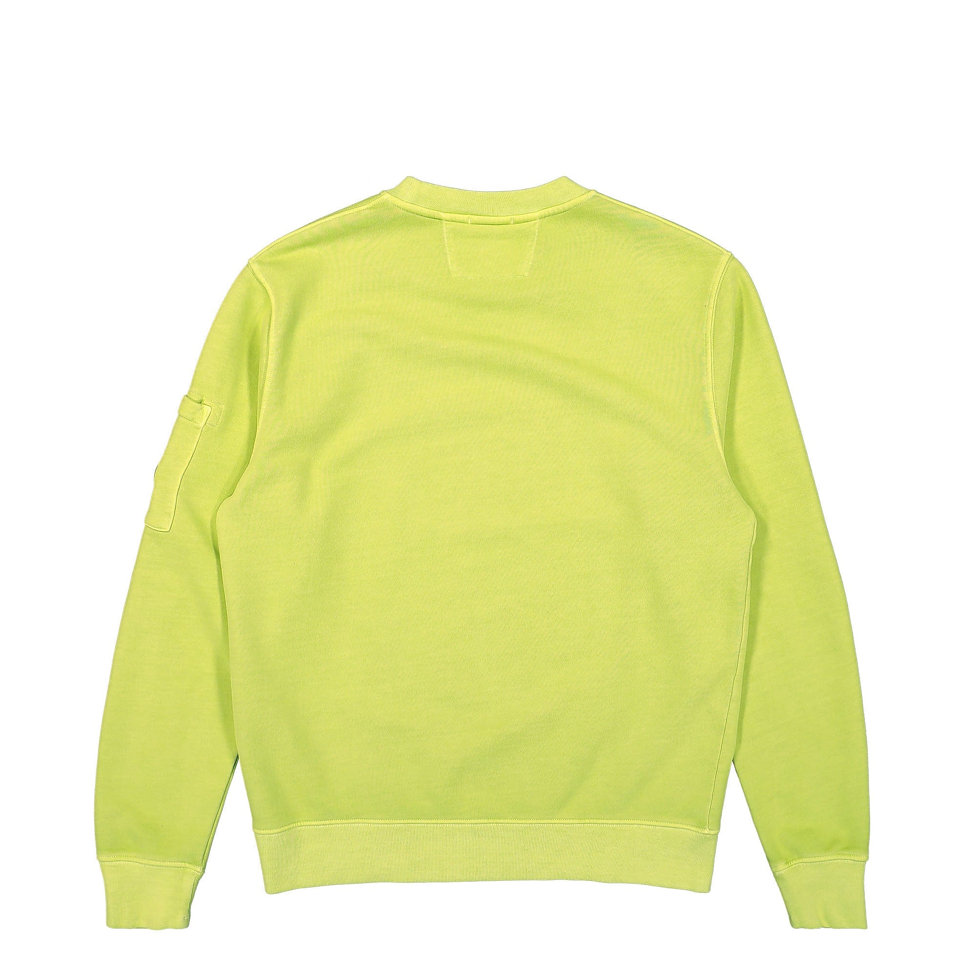 C.P. Company Brushed and Emerized Diagonal Fleece Sweatshirt Golden Palm Sweatshirts Material | Overkill