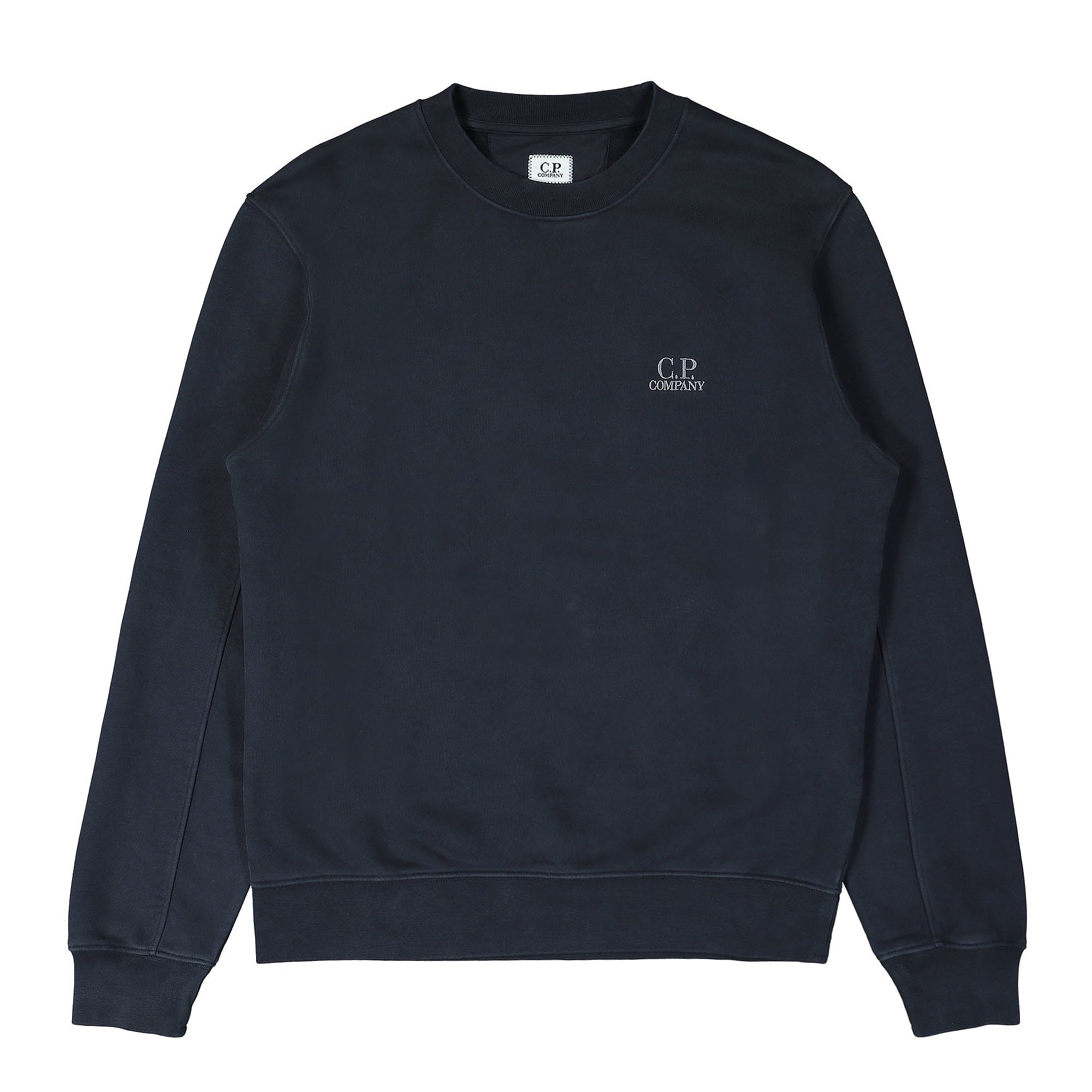 C.P. Company Brushed and Emerized Diagonal Fleece Sweatshirt Total Eclipse Sweatshirts 13CMSS008B-006372G 888 | Overkill