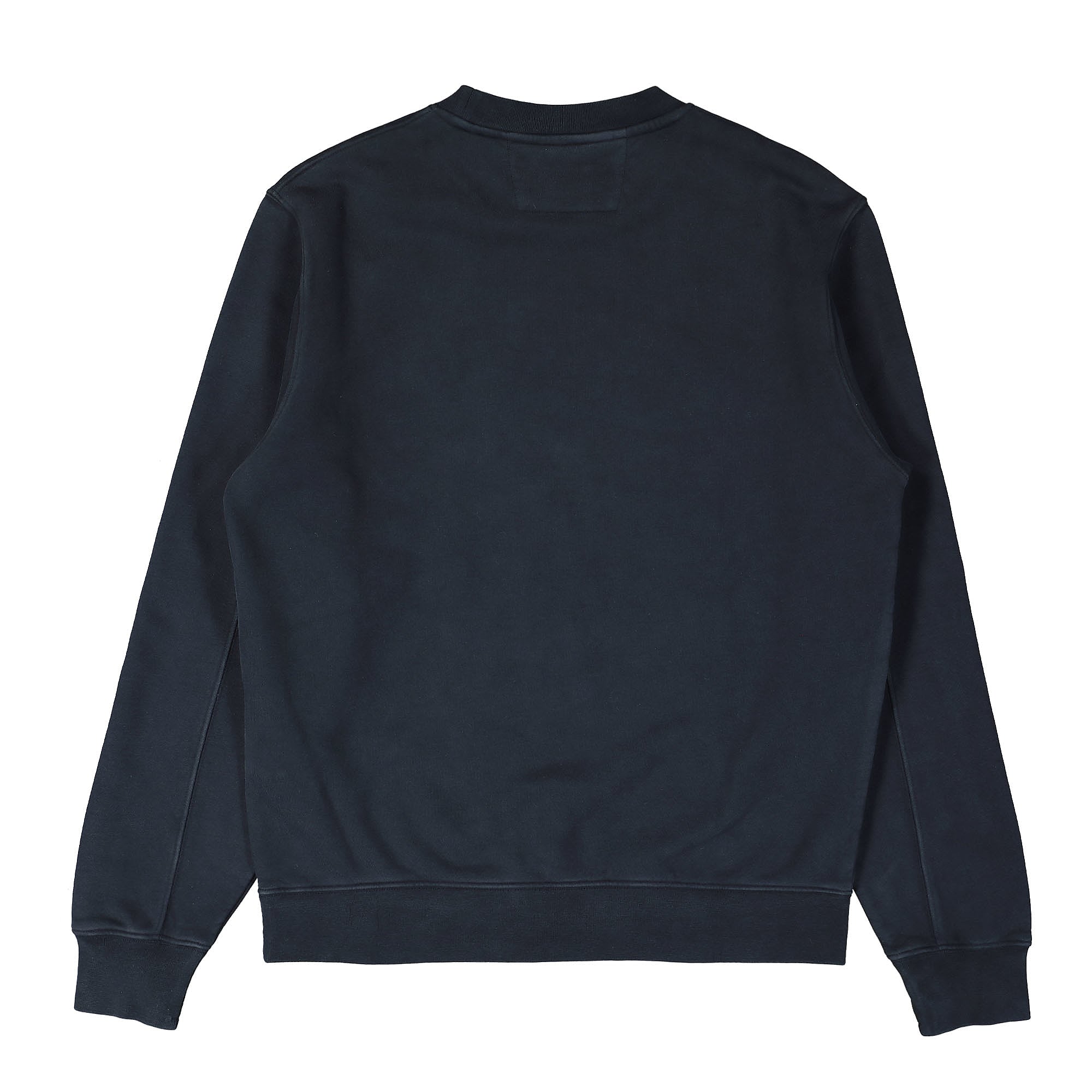 C.P. Company Brushed and Emerized Diagonal Fleece Sweatshirt Total Eclipse Sweatshirts Material | Overkill