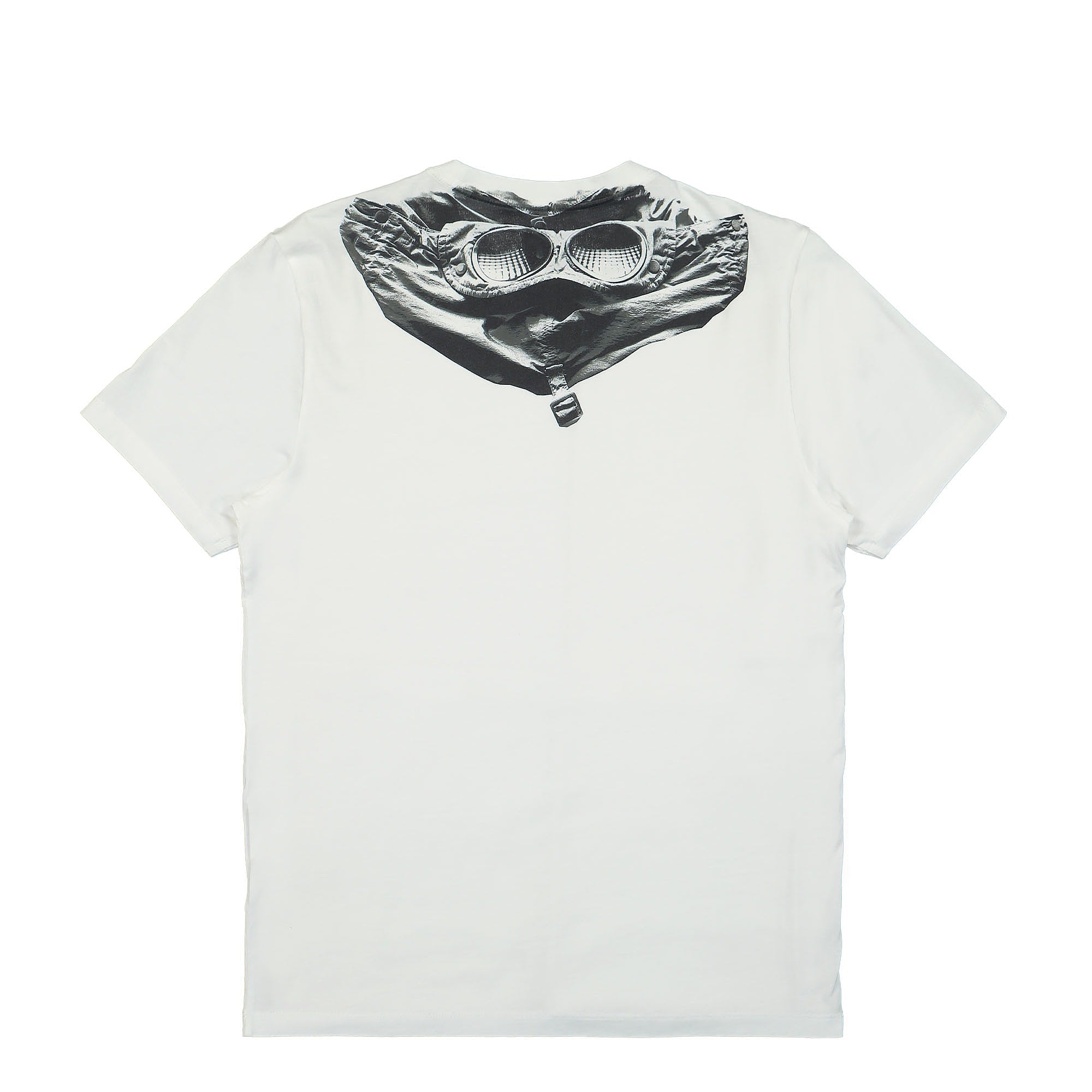 C.P. Company 30/1 Jersey Goggle T-Shirt Gauze White T-Shirts Close-up | Overkill