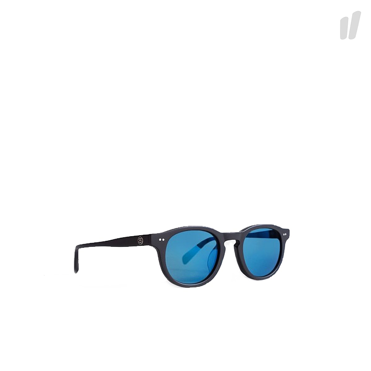 Stussy Romeo Sunglasses Matte Black/Blue Mirror Various 140015 / 18922 | Overkill