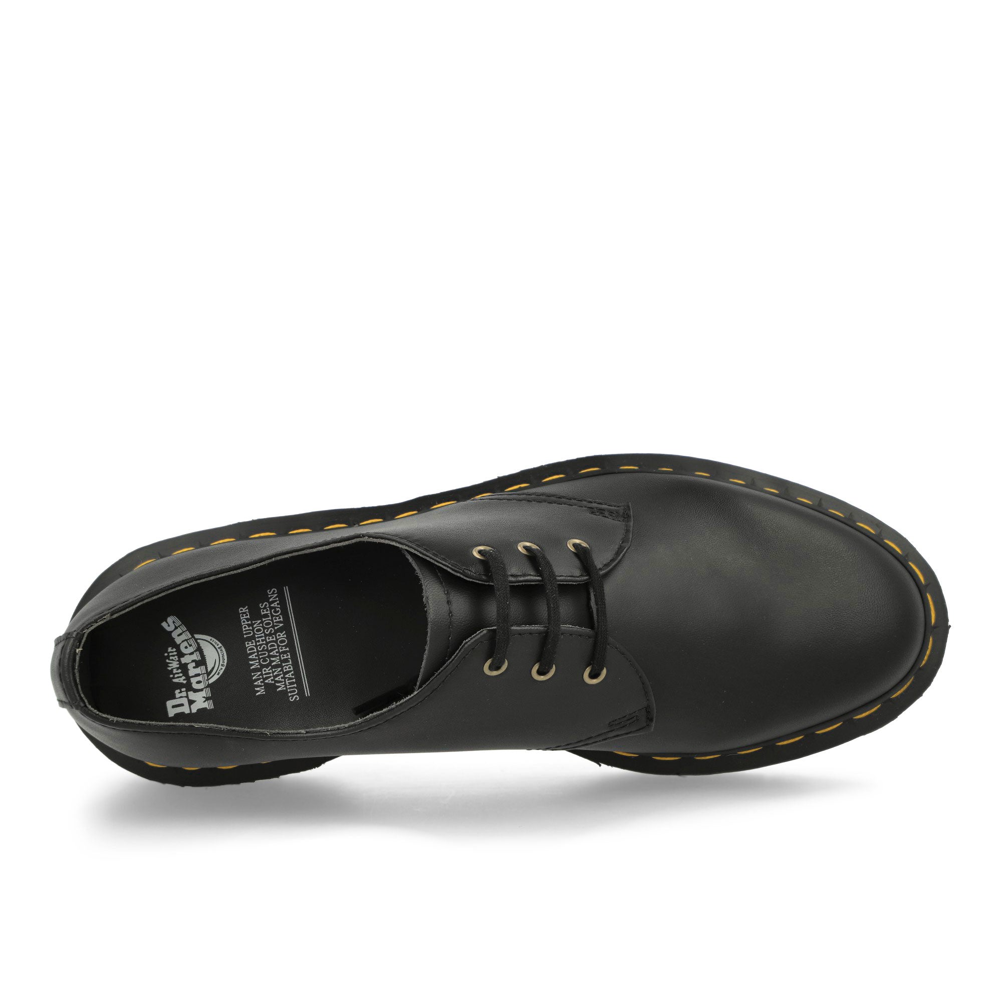 Dr. Martens 1461 Felix Vegan Black Felix Rub Off Loafers & Lace ups Detailfoto | Overkill