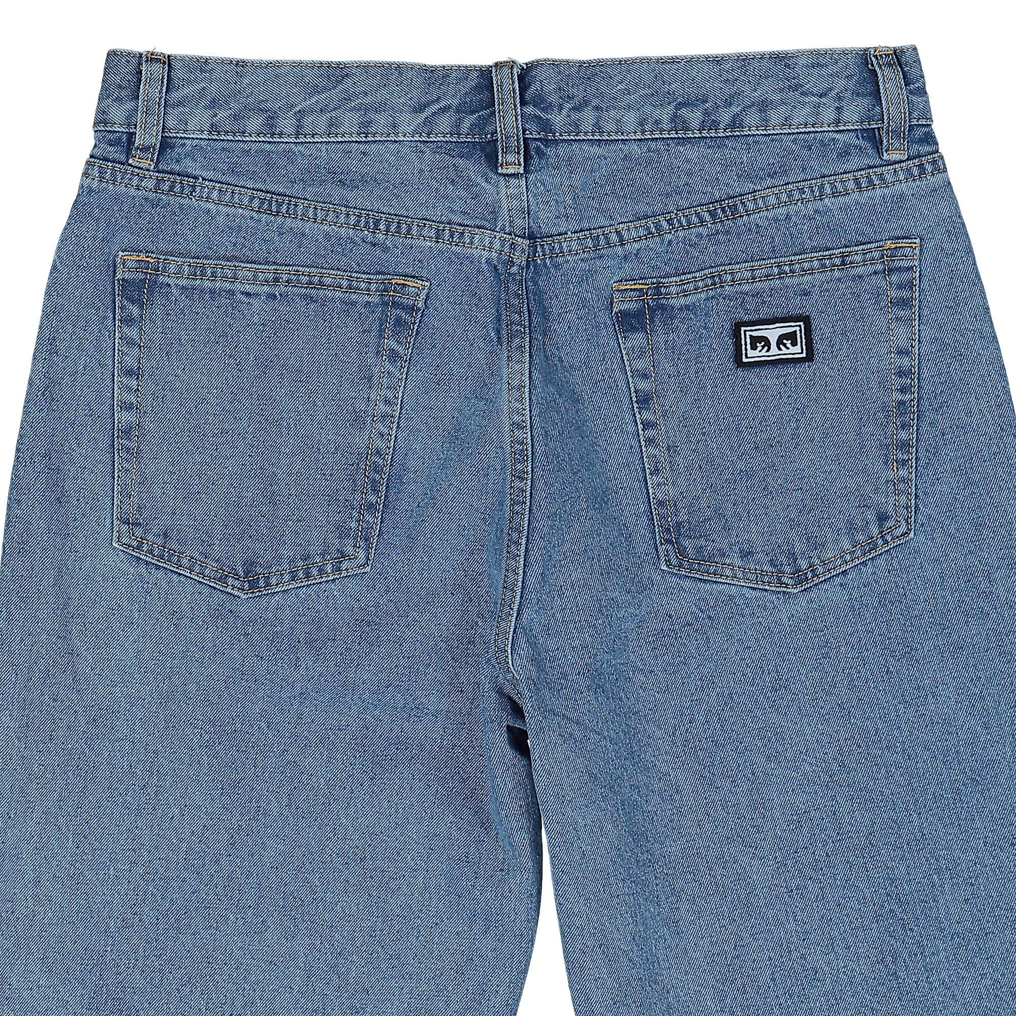 Obey Hardwork Denim Pant Light Indigo Jeans Detail view 3 | Overkill