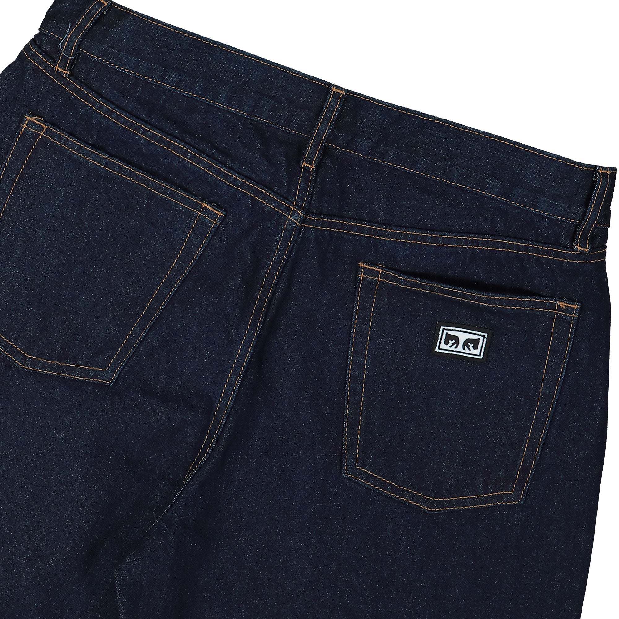 Obey Hardwork Denim Pant Rinse Indigo Jeans Detail view 1 | Overkill