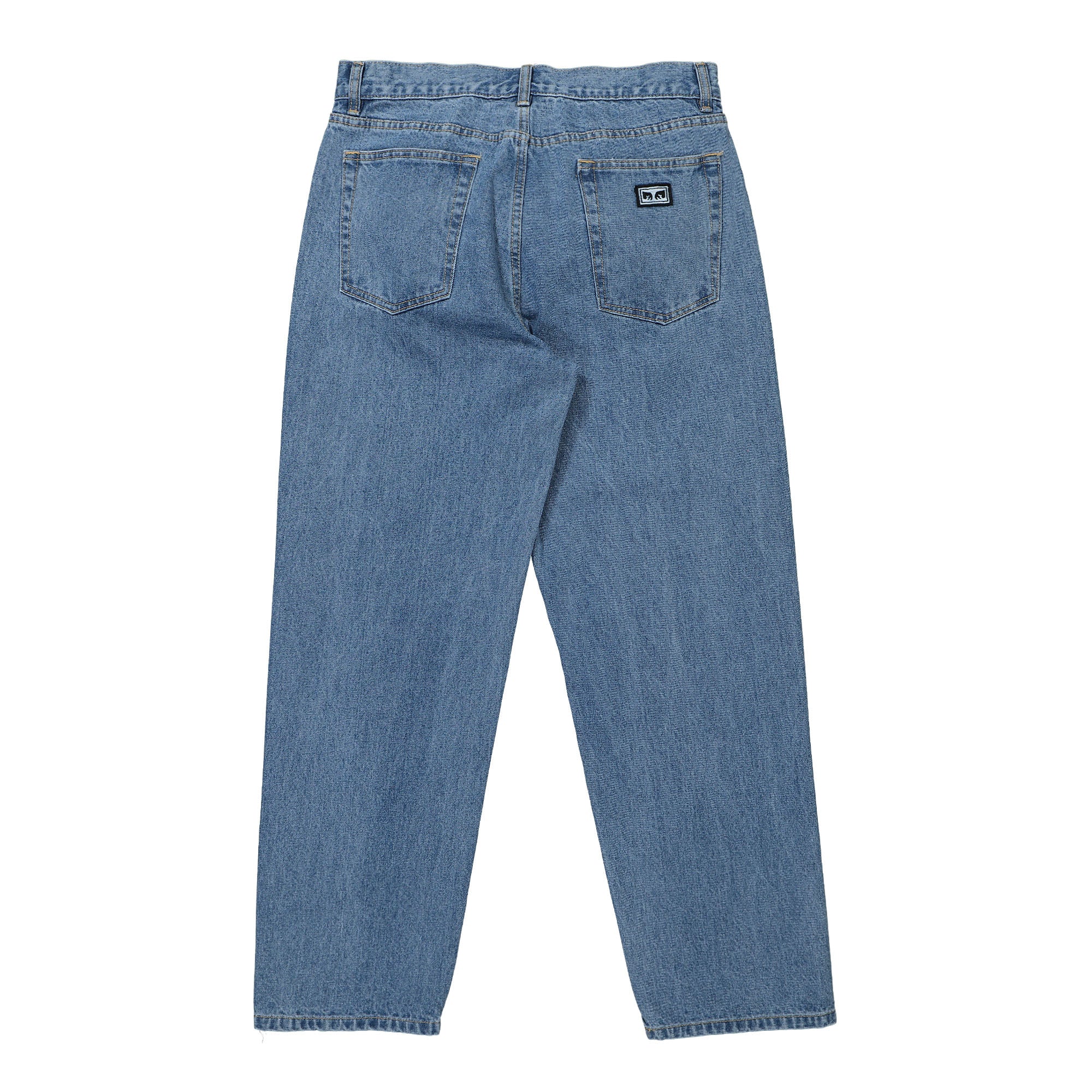 Obey Hardwork Denim Pant Stonewash Indigo Jeans Material | Overkill