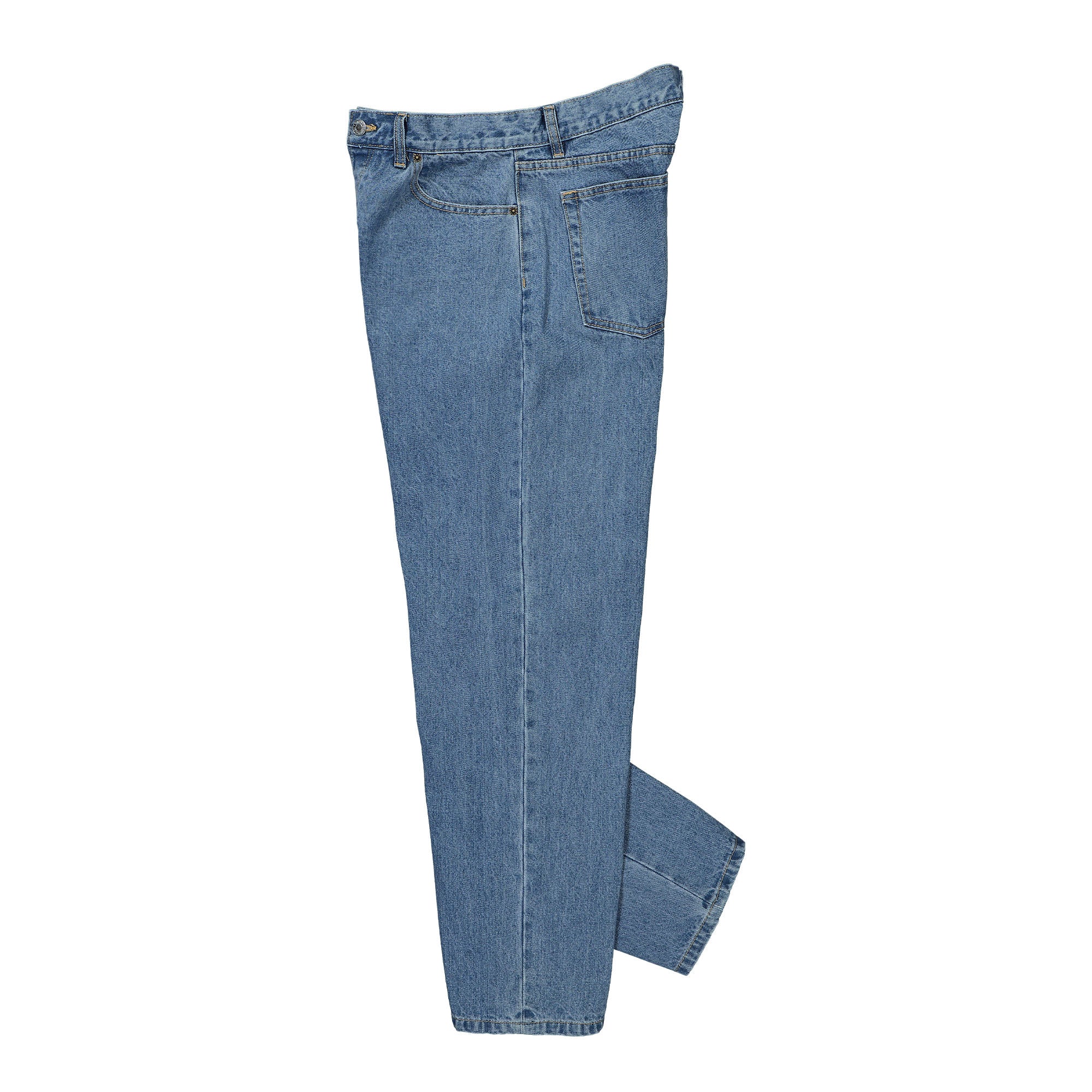 Obey Hardwork Denim Pant Stonewash Indigo Jeans Close-up | Overkill