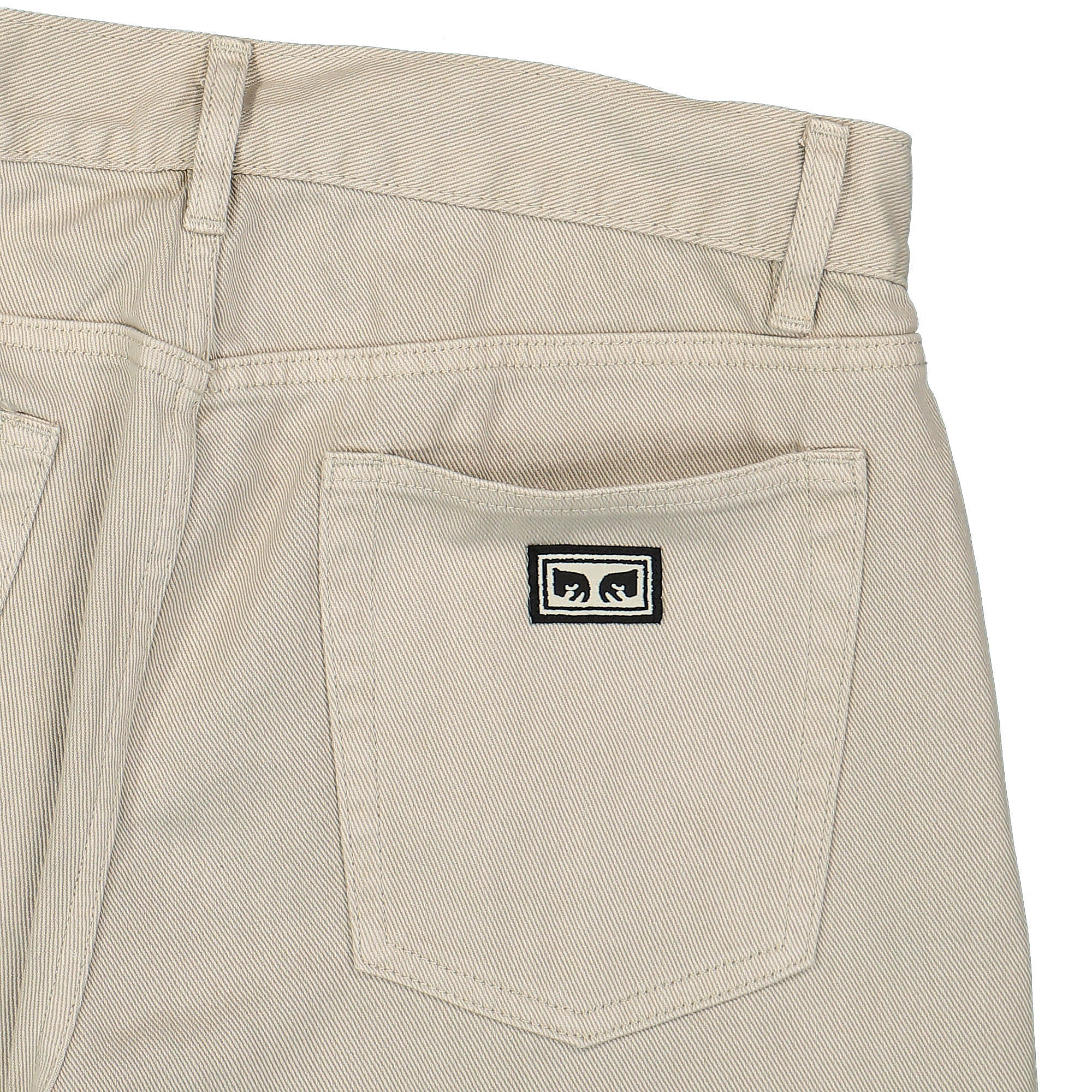 Obey Hardwork Pigment Denim Pant Pigment Silver Grey Jeans Detail view 1 | Overkill