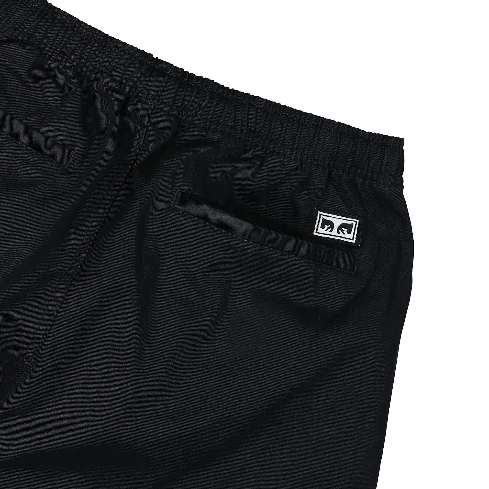 Obey Easy Twill Pant Black Casual Pants Detail view 1 | Overkill