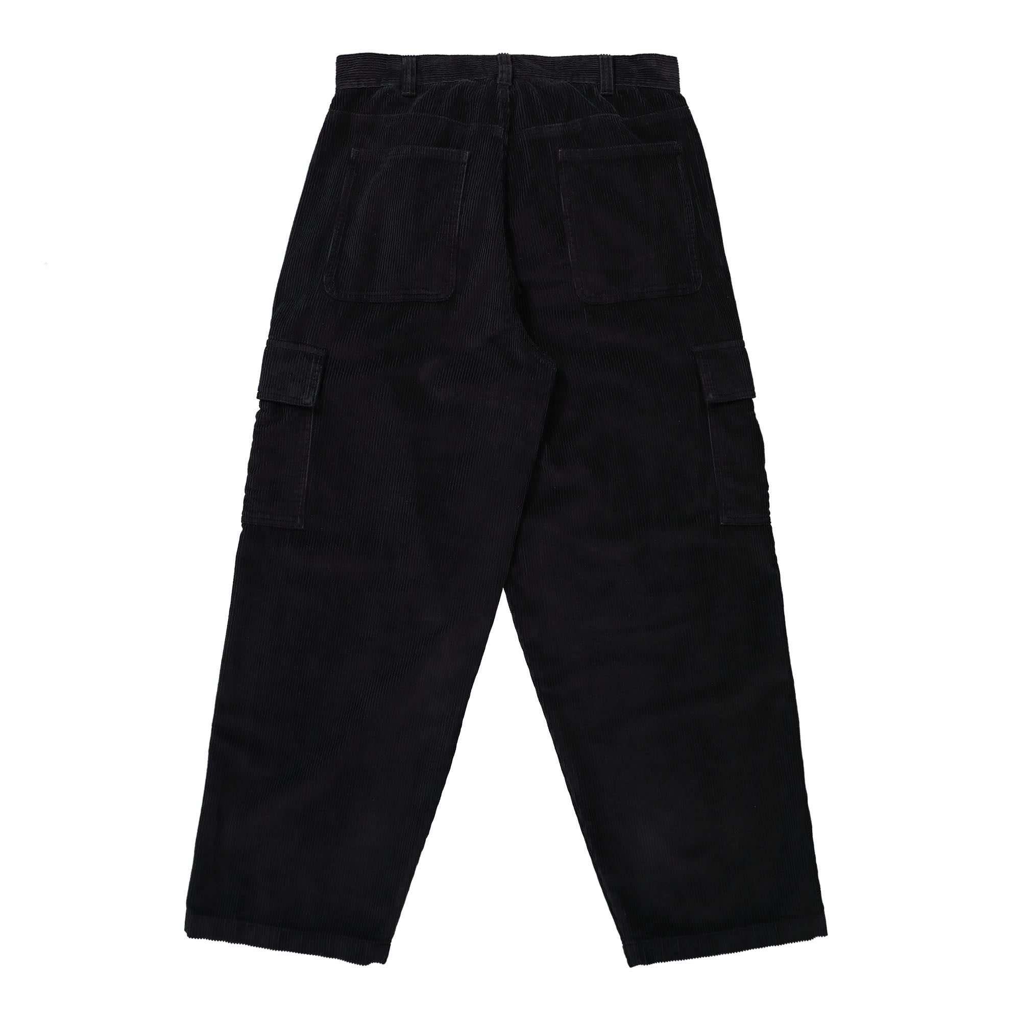 Obey Bigwig Baggy Corduroy Cargo Pant Digital Black Cargo Pants Material | Overkill
