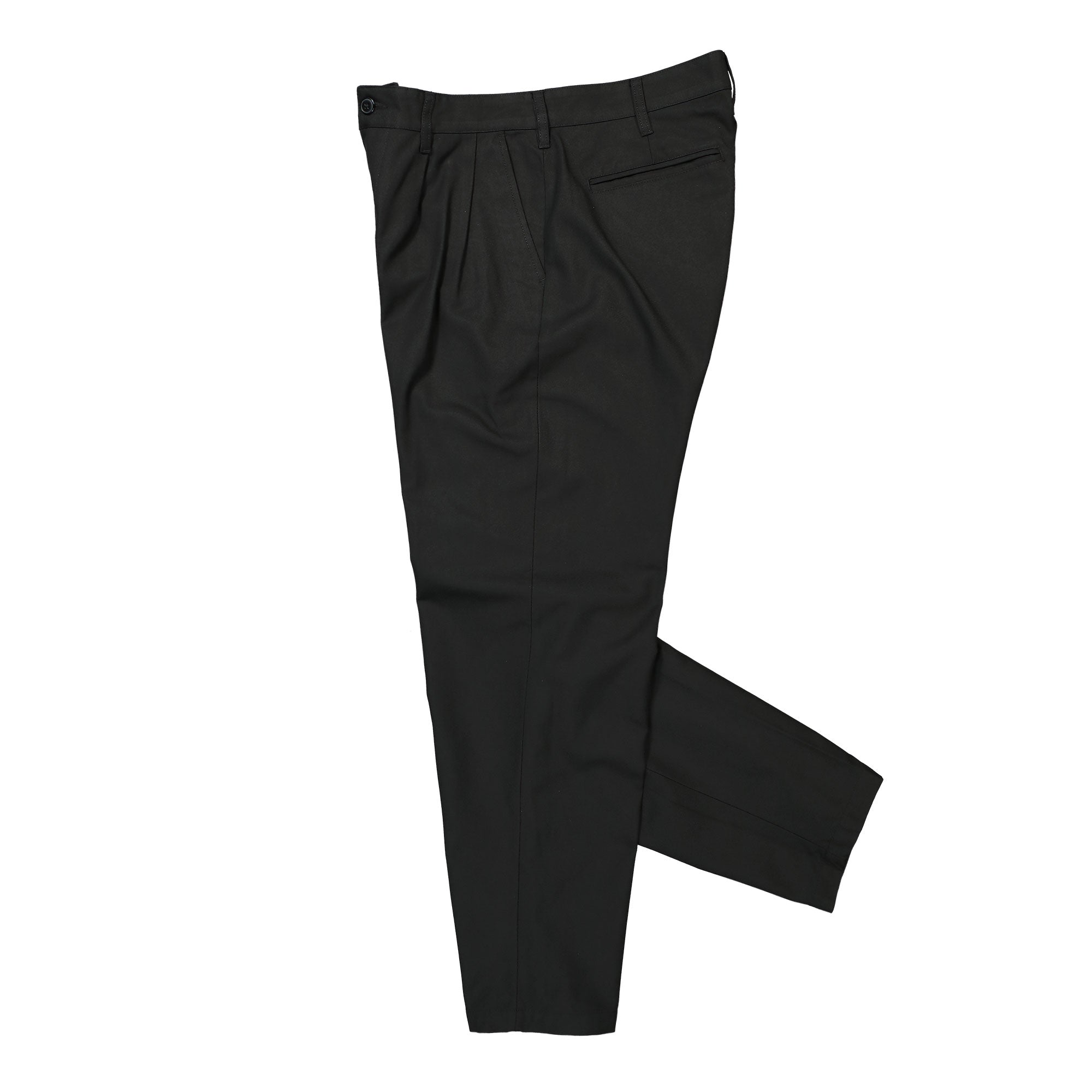 Obey Fubar Pleated Pant Black Casual Pants Close-up | Overkill