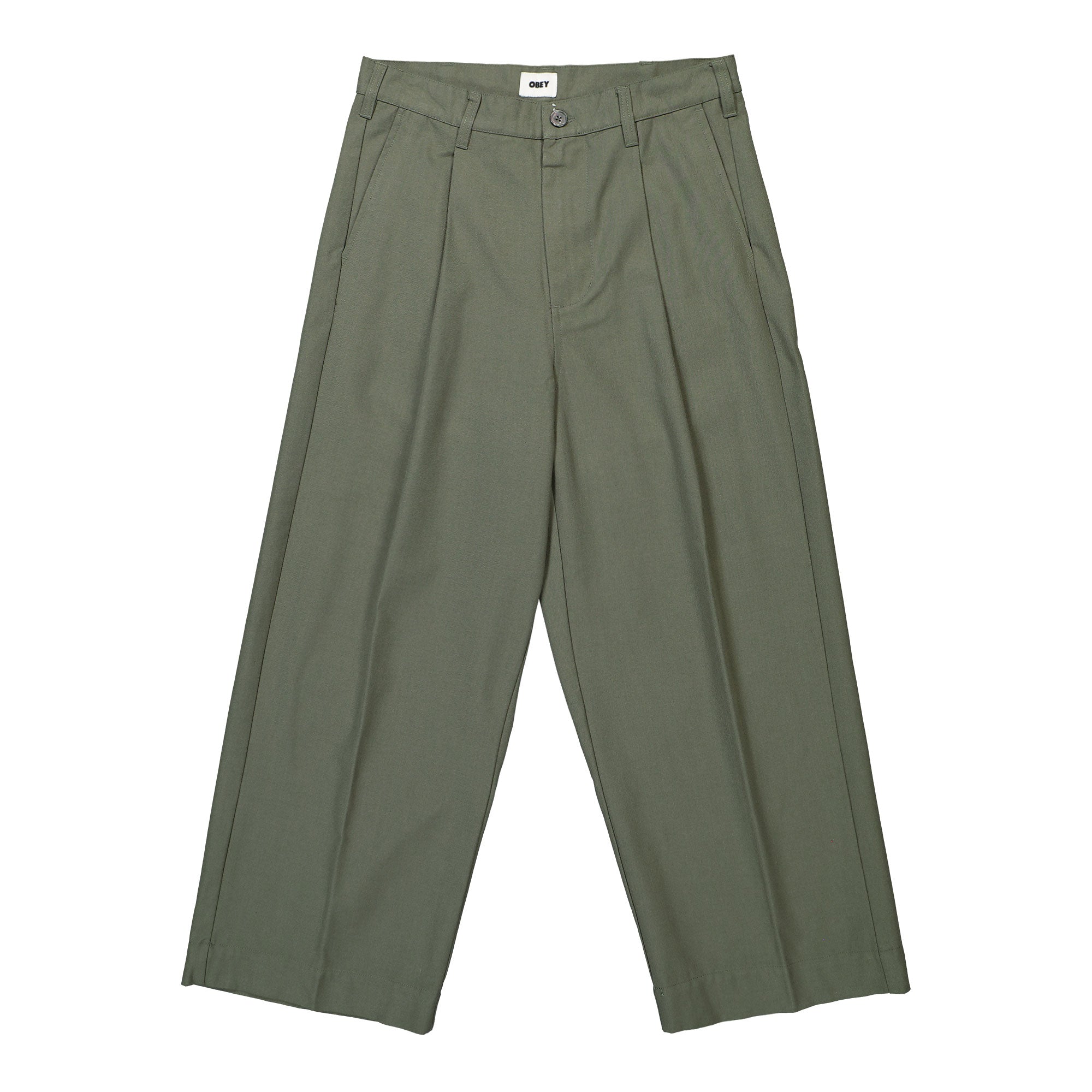Obey Oliver Pleated Pant Tea Leaf Casual Pants 142020243-TLF | Overkill