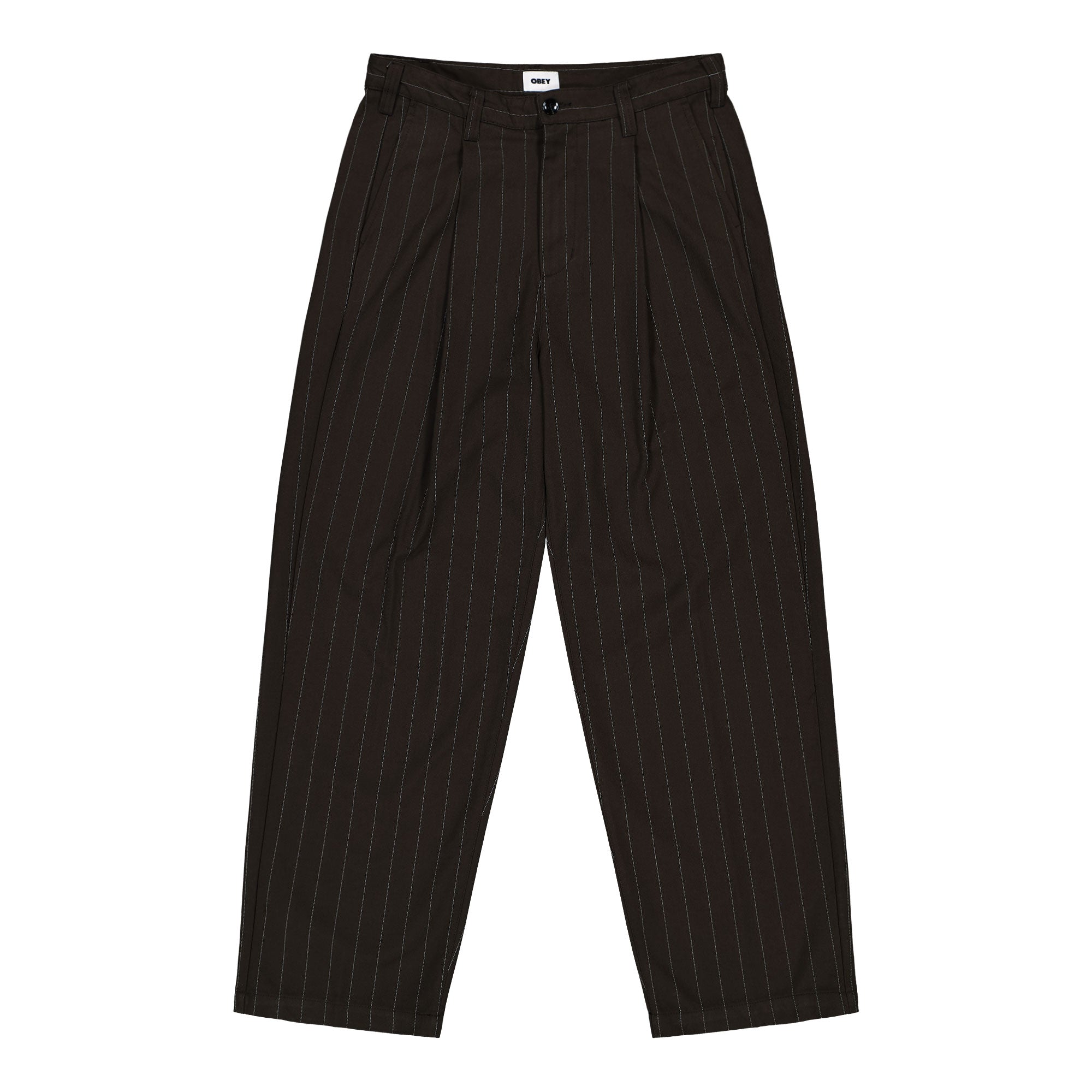 Obey Dean Stripe Pleated Pant Wren Multi Trousers 142020262 / Wren Multi | Overkill