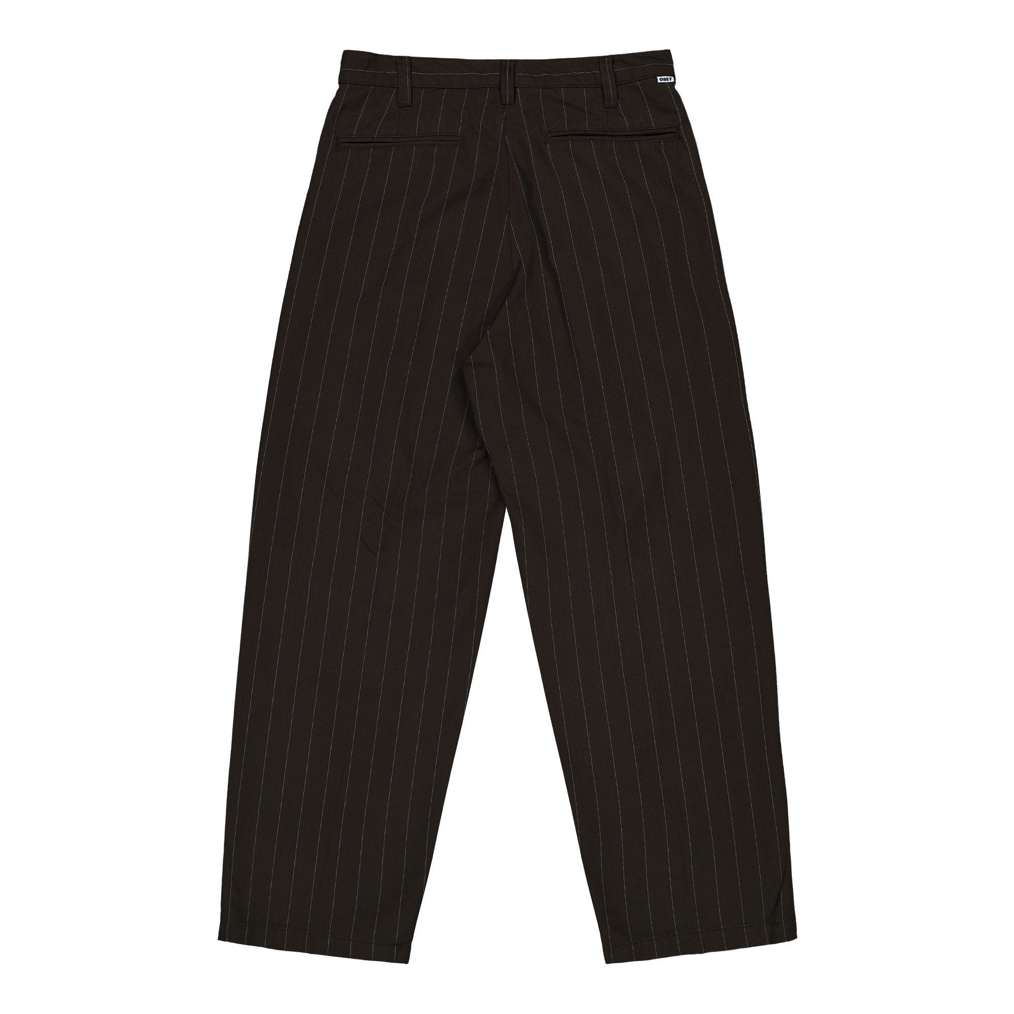 Obey Dean Stripe Pleated Pant Wren Multi Trousers 142020262 / Wren Multi Close-up | Overkill