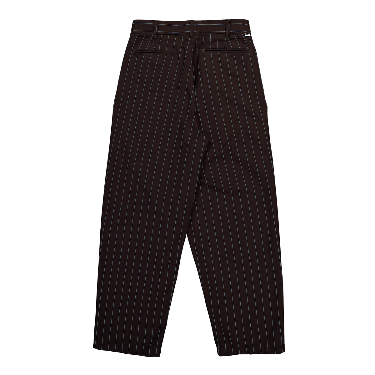 Obey Dean Stripe Pleated Pant Carbon Pinstripe Pants 142020262-CBP Close-up | Overkill