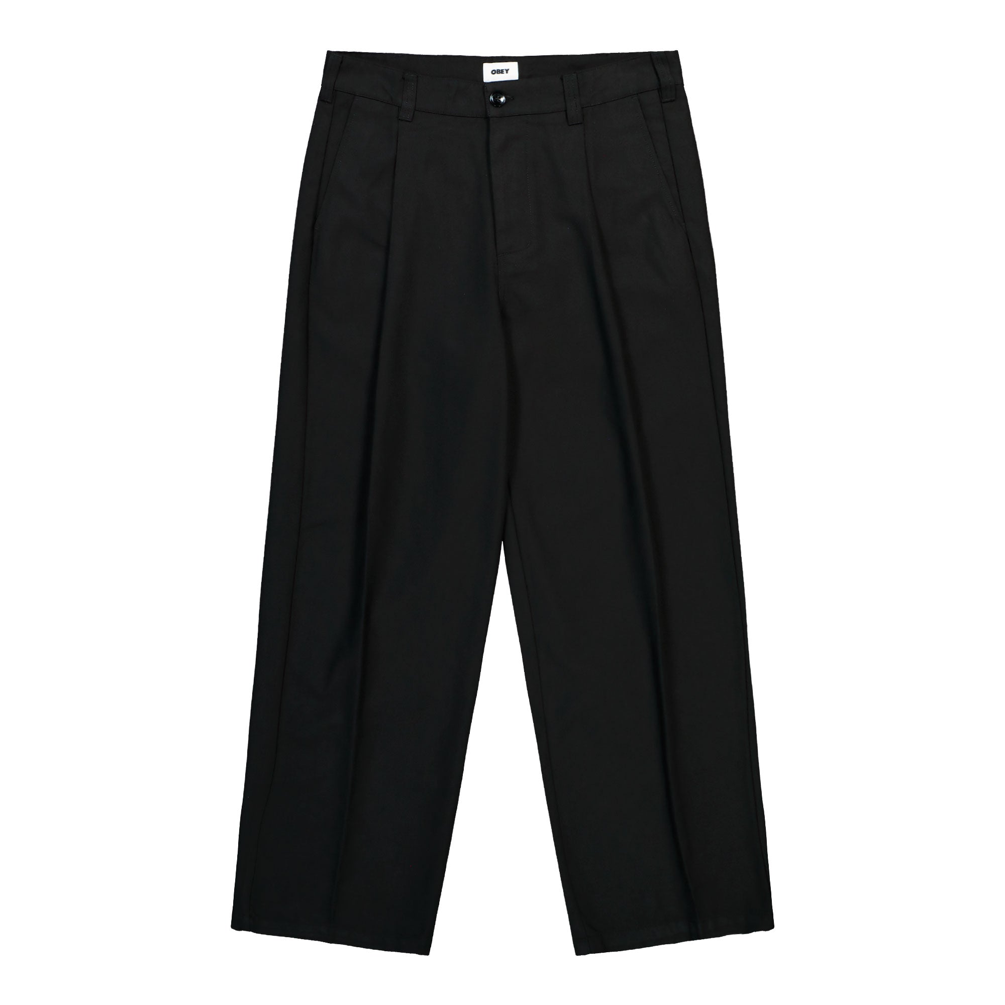 Obey Dean Pleated Pant Black Casual Pant 142020269-BLK | Overkill