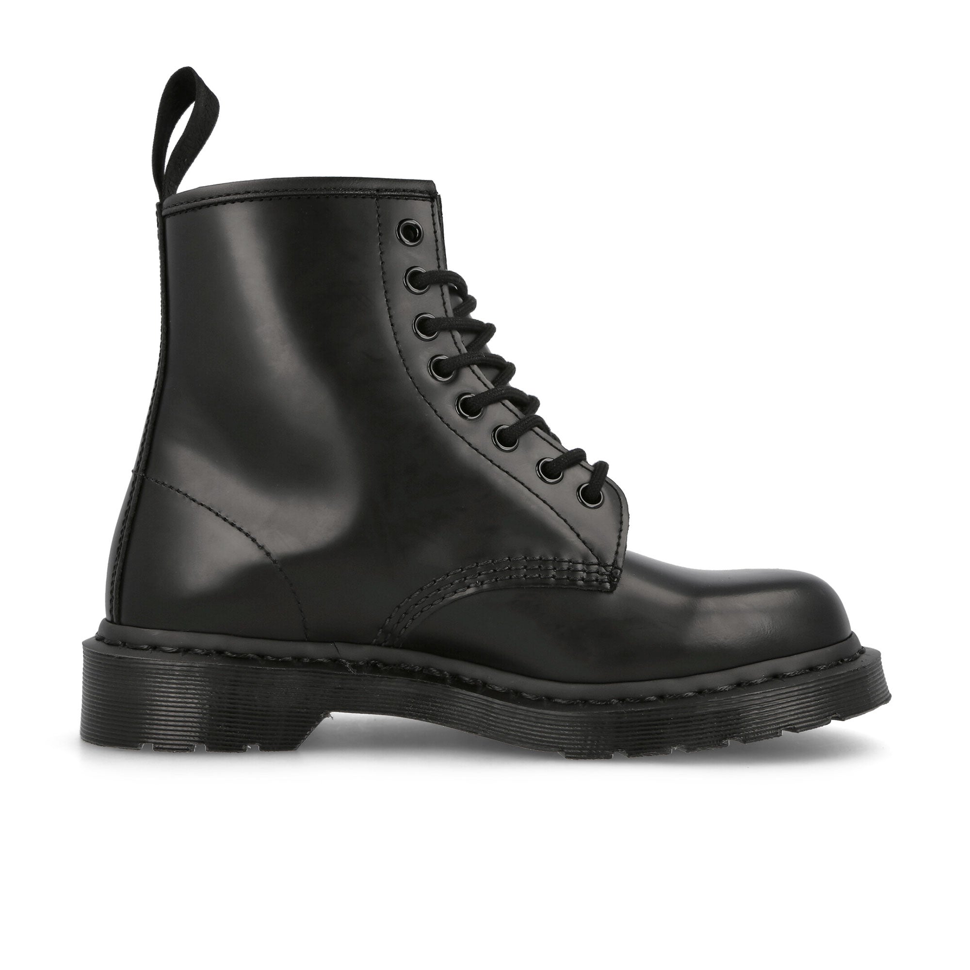 Dr. Martens 1460 Mono Black Smooth Black Boots Silhouette | Overkill