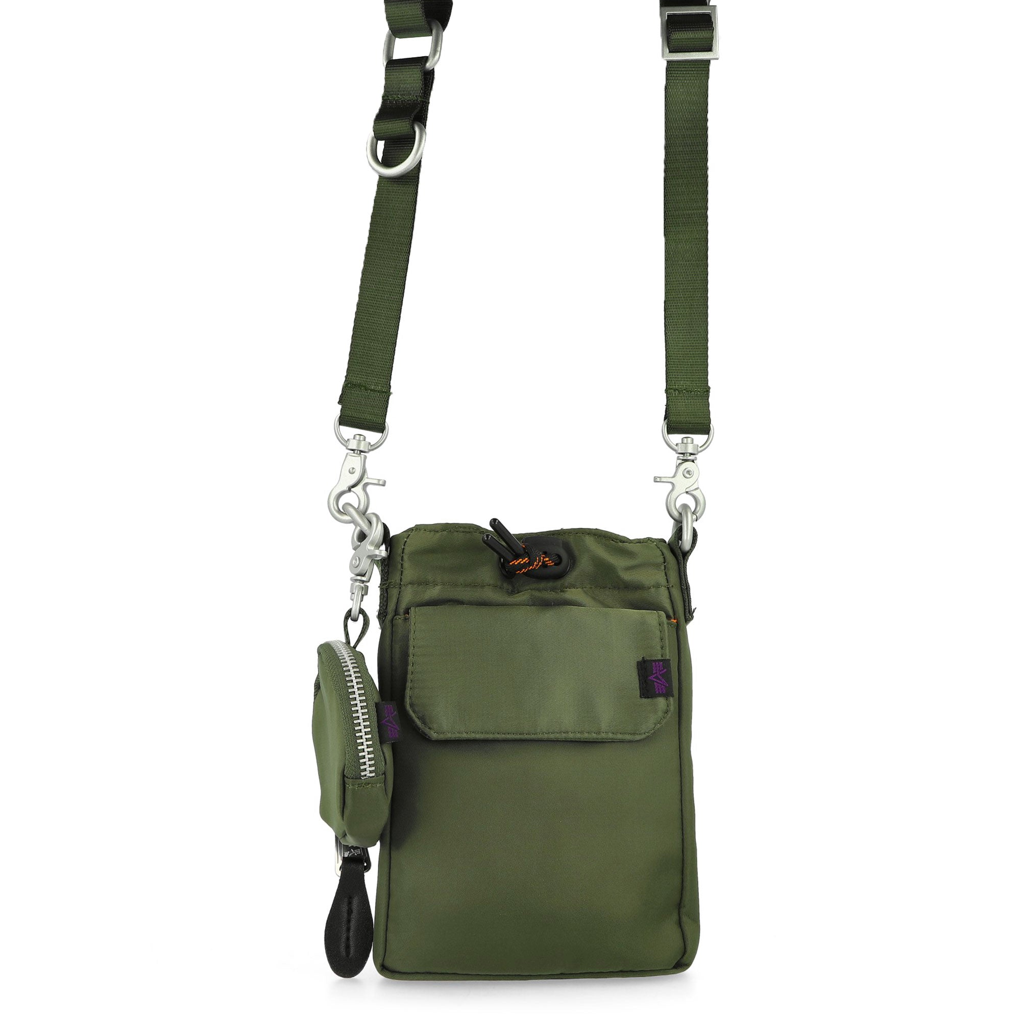 Alpha Industries Travel Bag UV Sage Green Cross Body Bag 148947UV-01 | Overkill