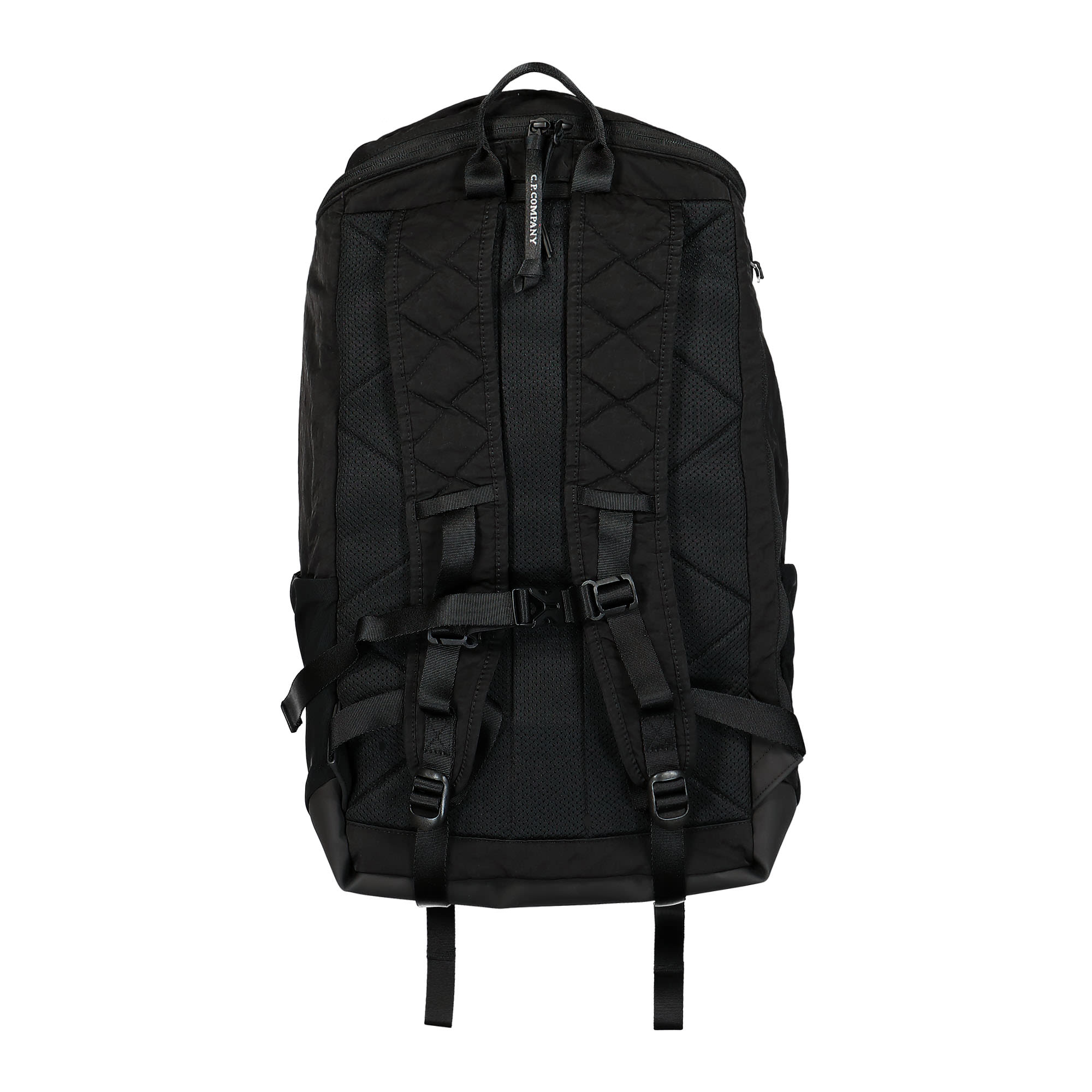 C.P. Company Nylon B Backpack Black Backpacks Close-up | Overkill