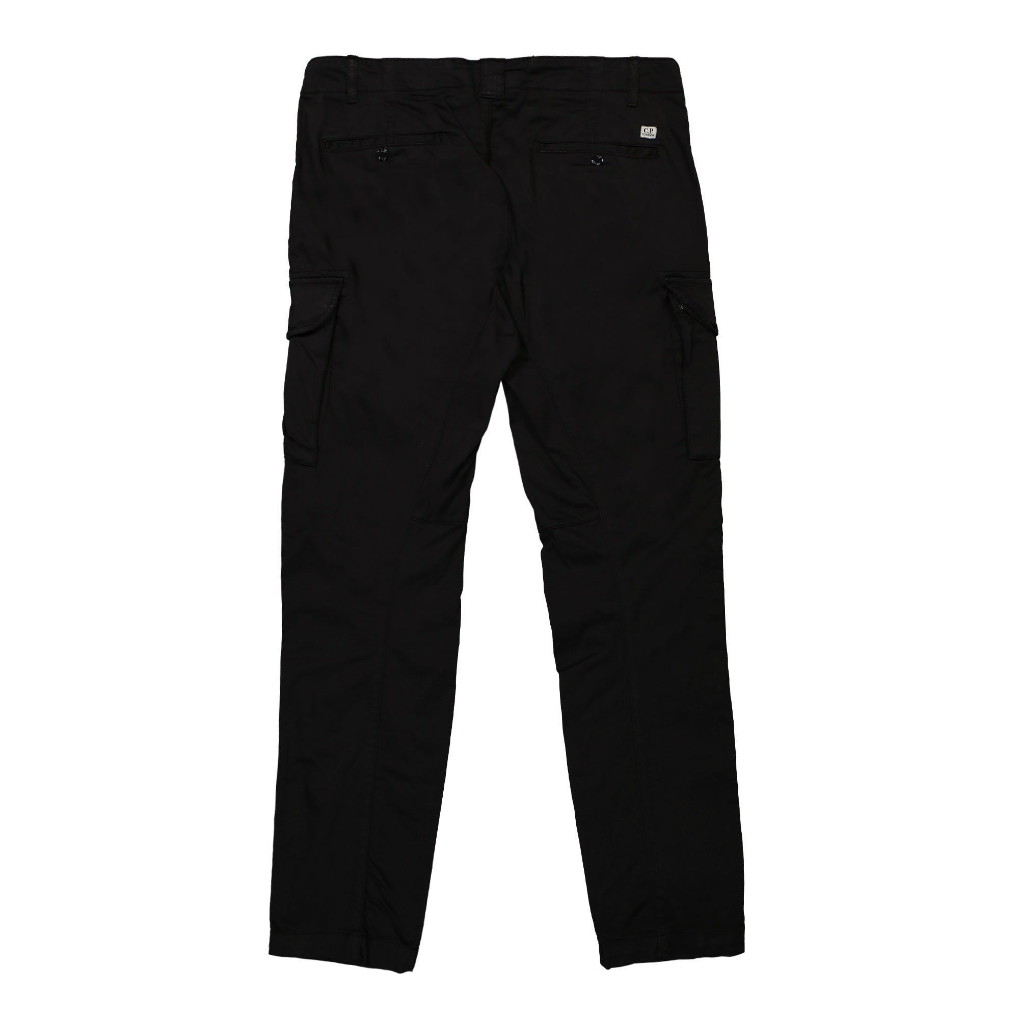 C.P. Company Stretch Sateen Lens Cargo Pants Black Cargo Pants Material | Overkill