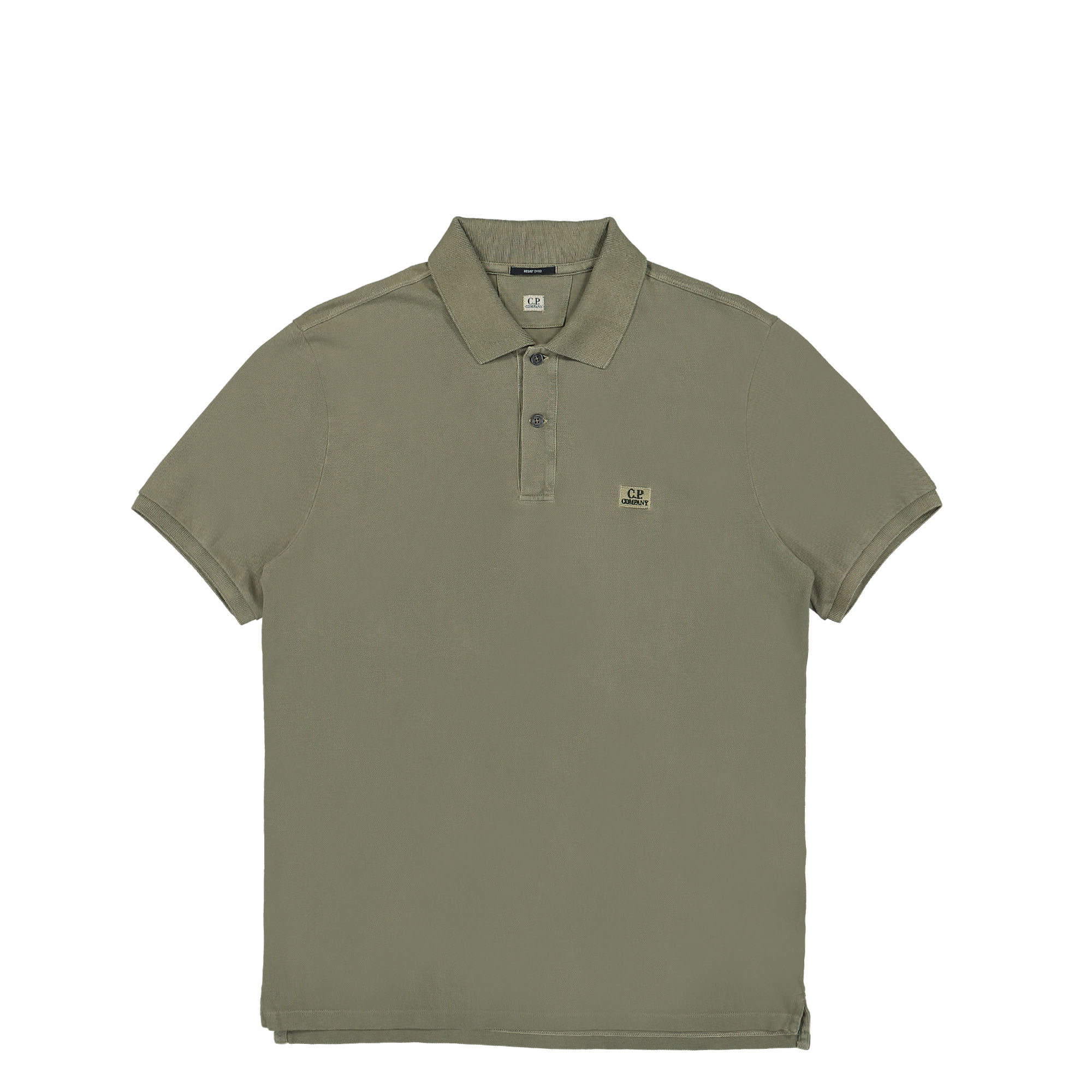 C.P. Company 24/1 Piquet Polo Shirt Bronze Green Polo Shirts 14CMPL140A-005527R 648 | Overkill