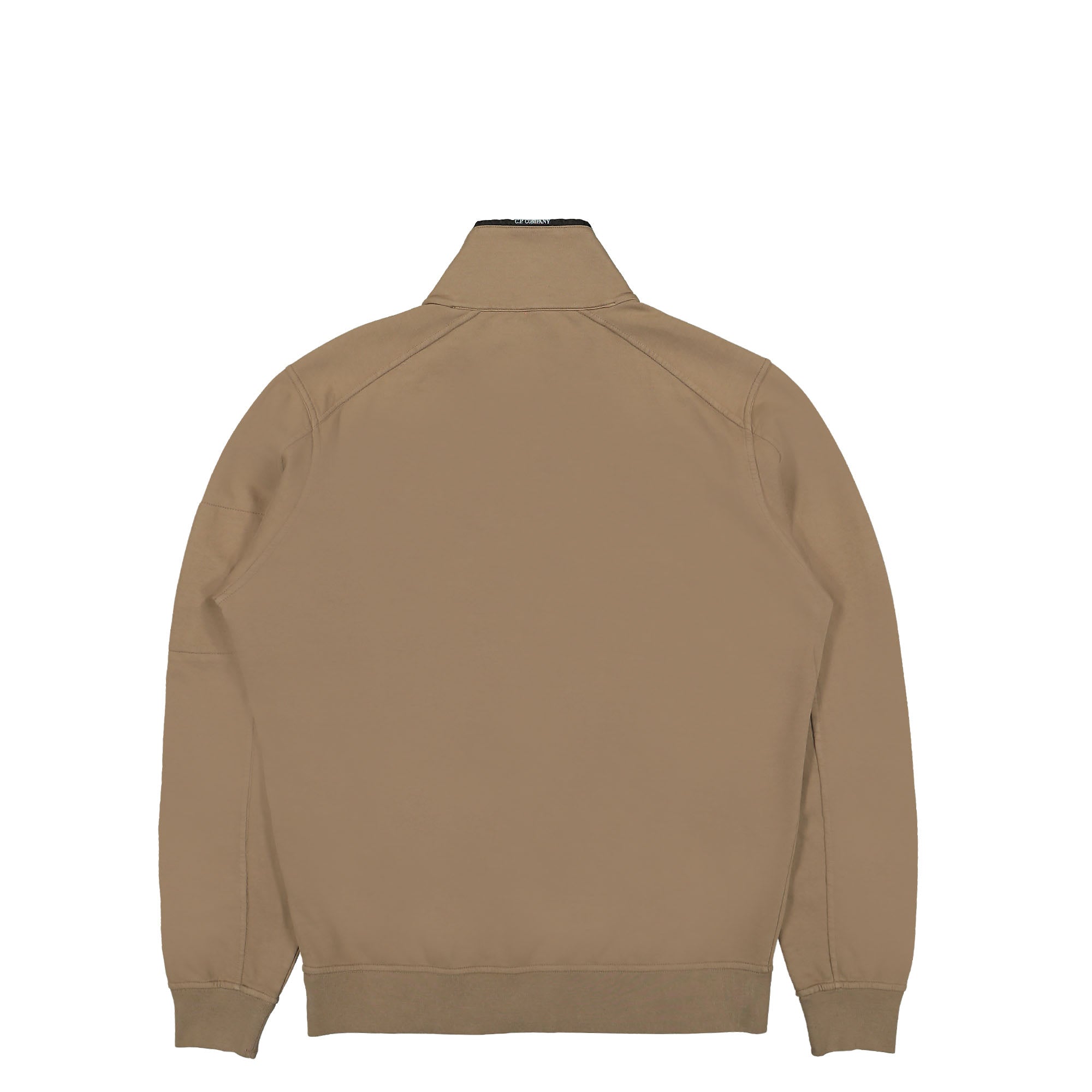 C.P. Company Light Fleece Quarter Zipped Sweatshirt Lead Gray Sweatshirts Material | Overkill