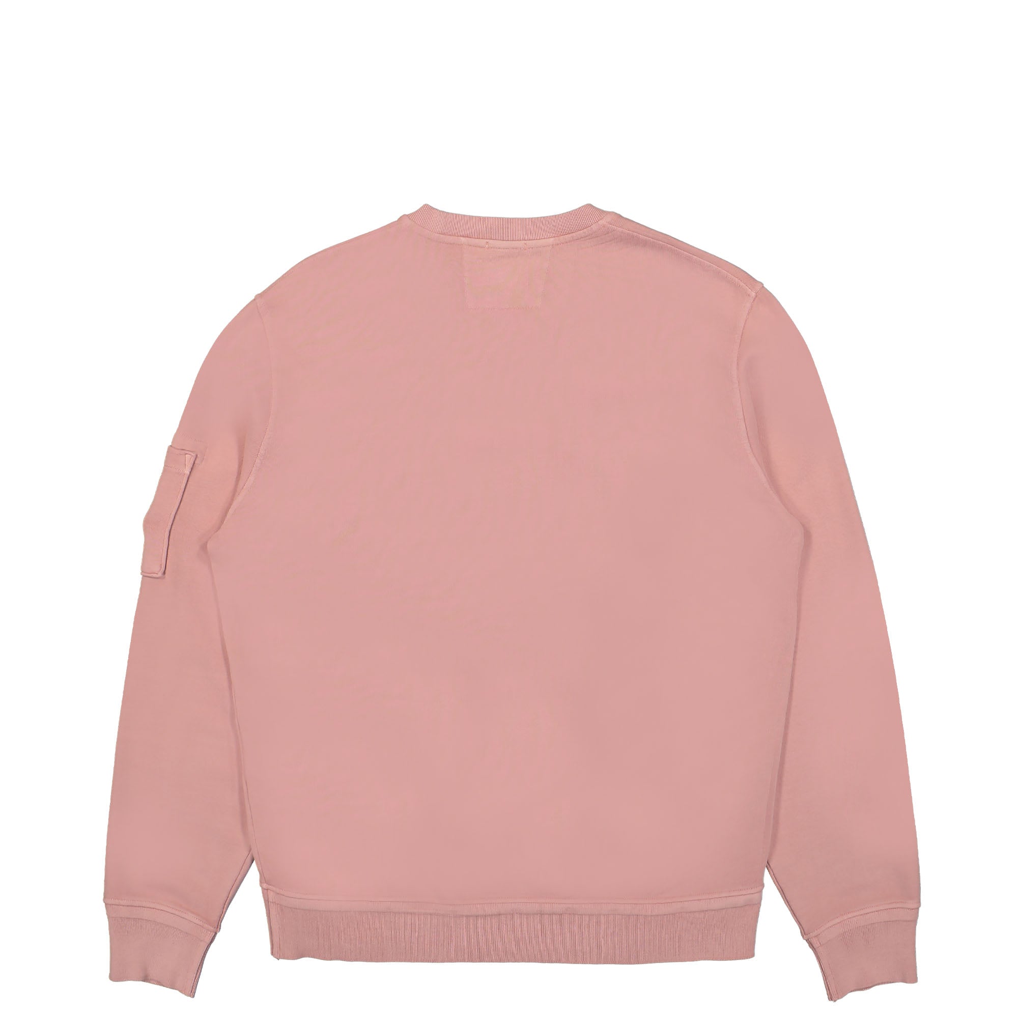 C.P. Company Cotton Fleece Resist Dyed Sweatshirt Pale Mauve Sweatshirts Material | Overkill
