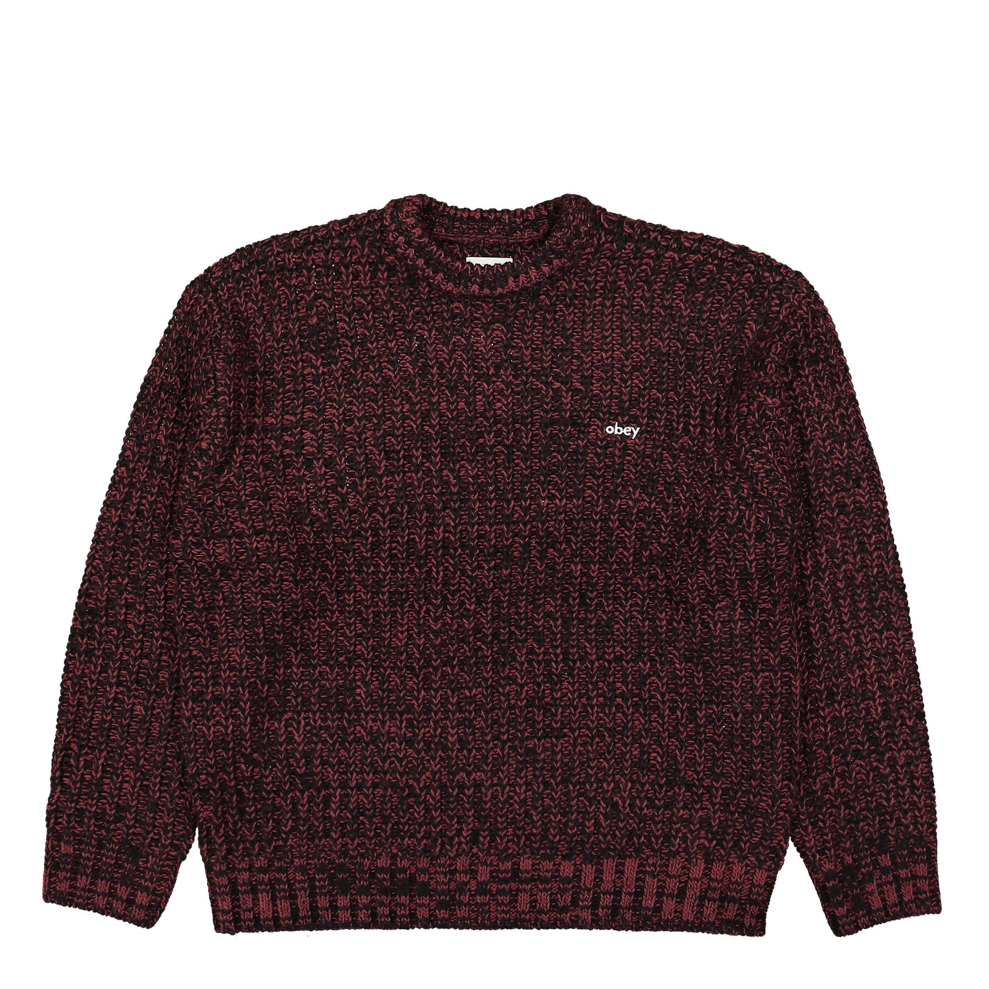 Obey Anthony Sweater Zinfandel Multi Sweatshirts 151000086-ZIN | Overkill