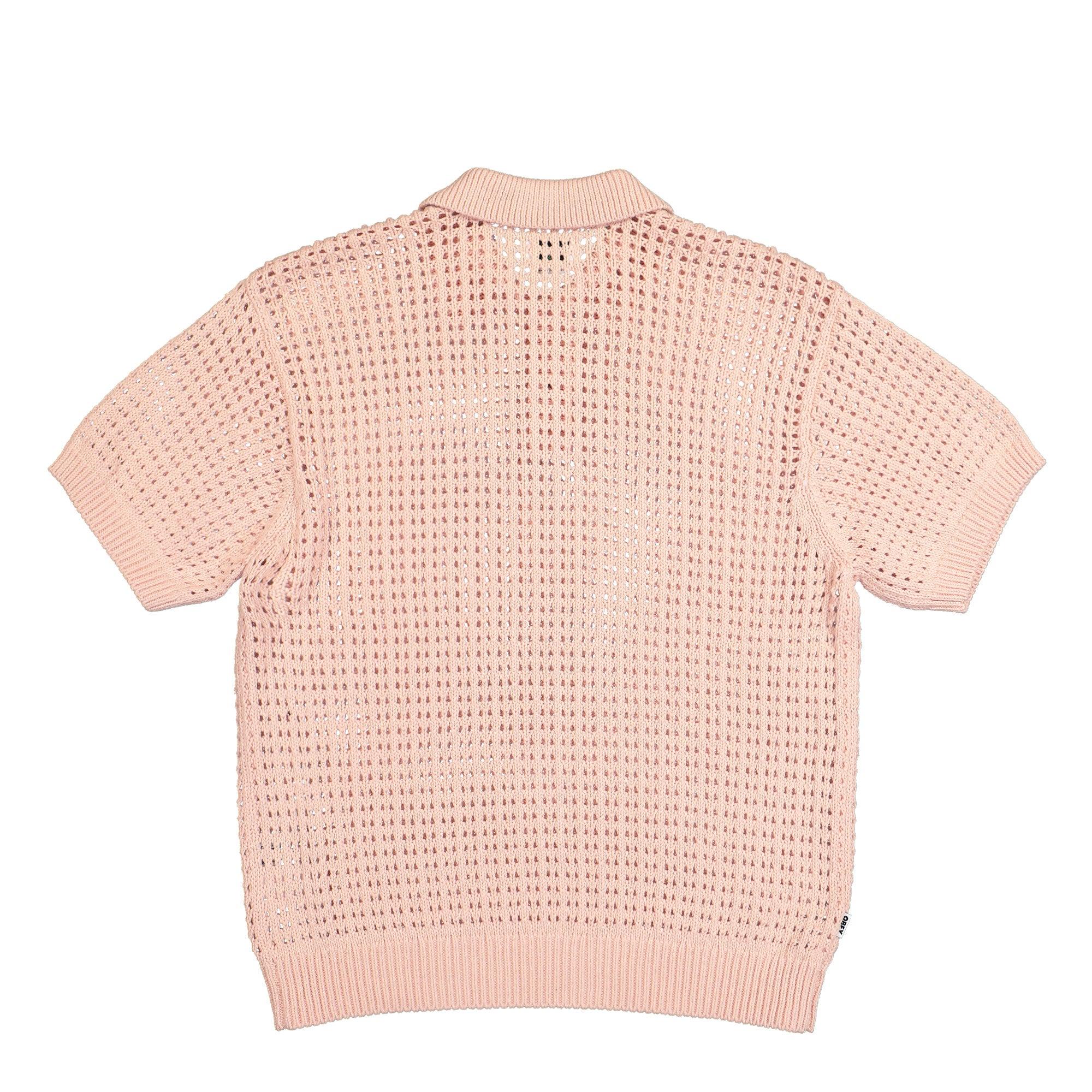 Obey Kody Polo Pale Pink Polo Shirts Material | Overkill
