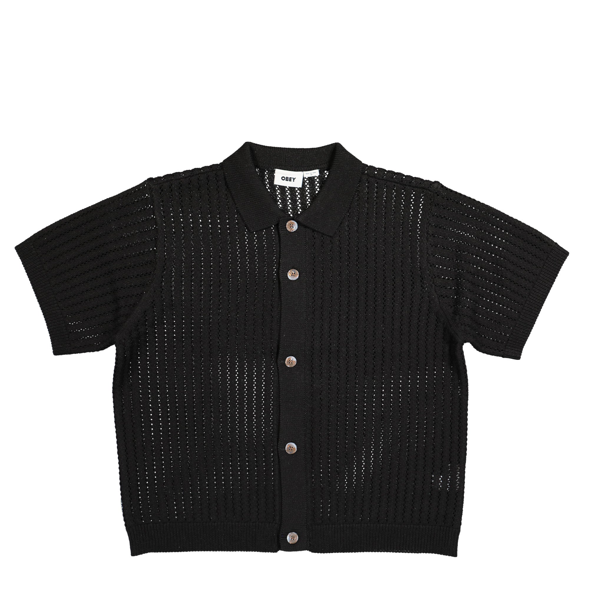 Obey DEZ Sweater Shirt Digital Black Shirts 151000106 / Digital Black | Overkill