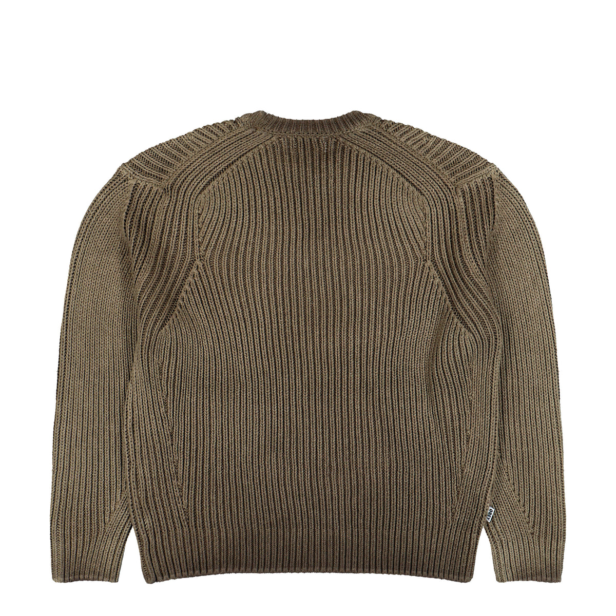 Obey Ian Faded Wash Sweater Wren Faded Wash Sweatshirt 151000128-WRN Close-up | Overkill