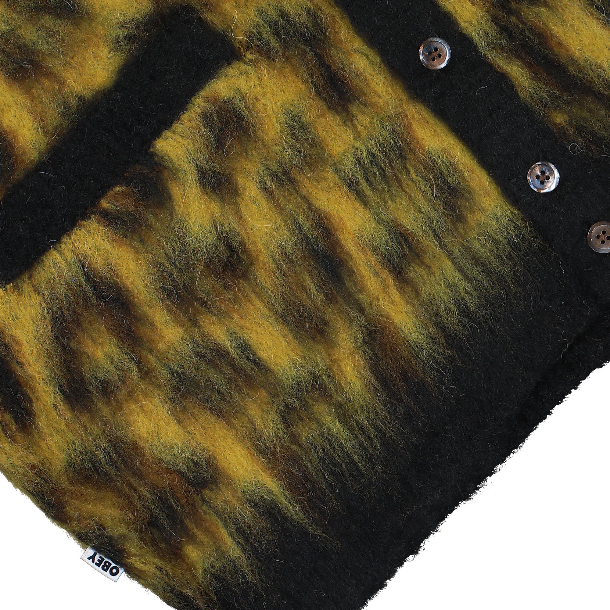 Obey Patron Cardigan Leopard Cardigans 151010025 Detail View 2 | Overkill