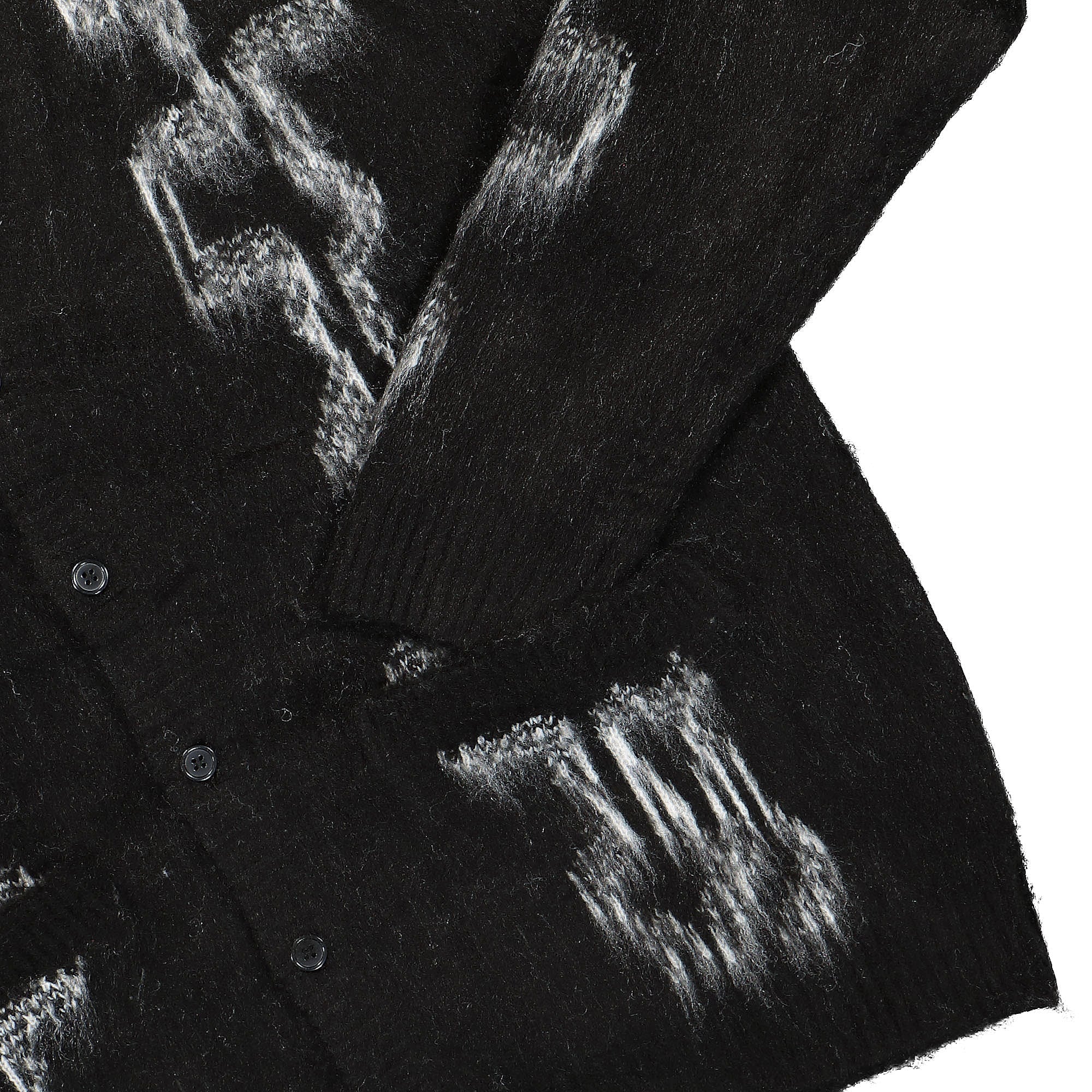 Obey Temple Cardigan Black Cardigans Detailfoto | Overkill