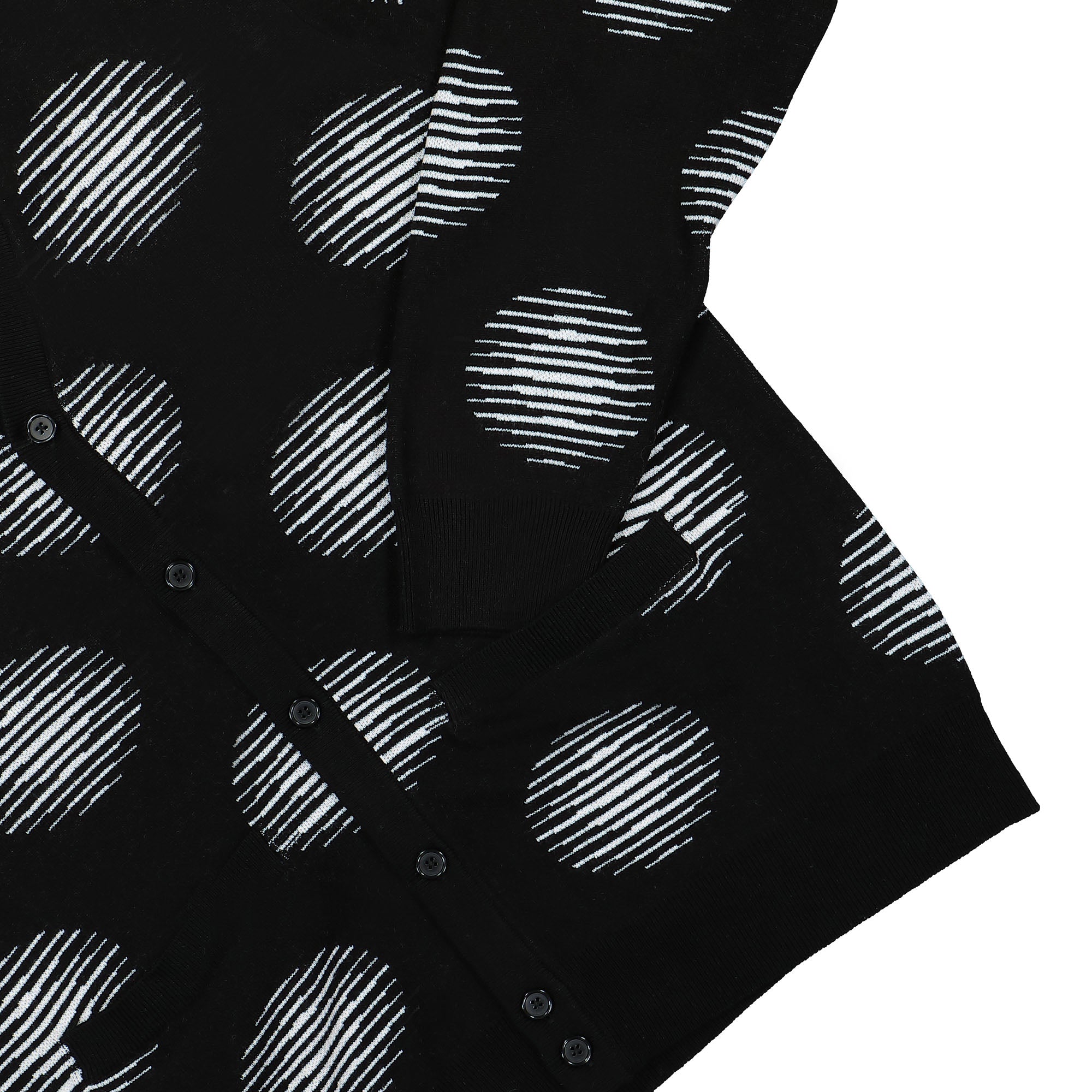 Obey Oval Cardigan Black Multi Cardigans Detailfoto | Overkill