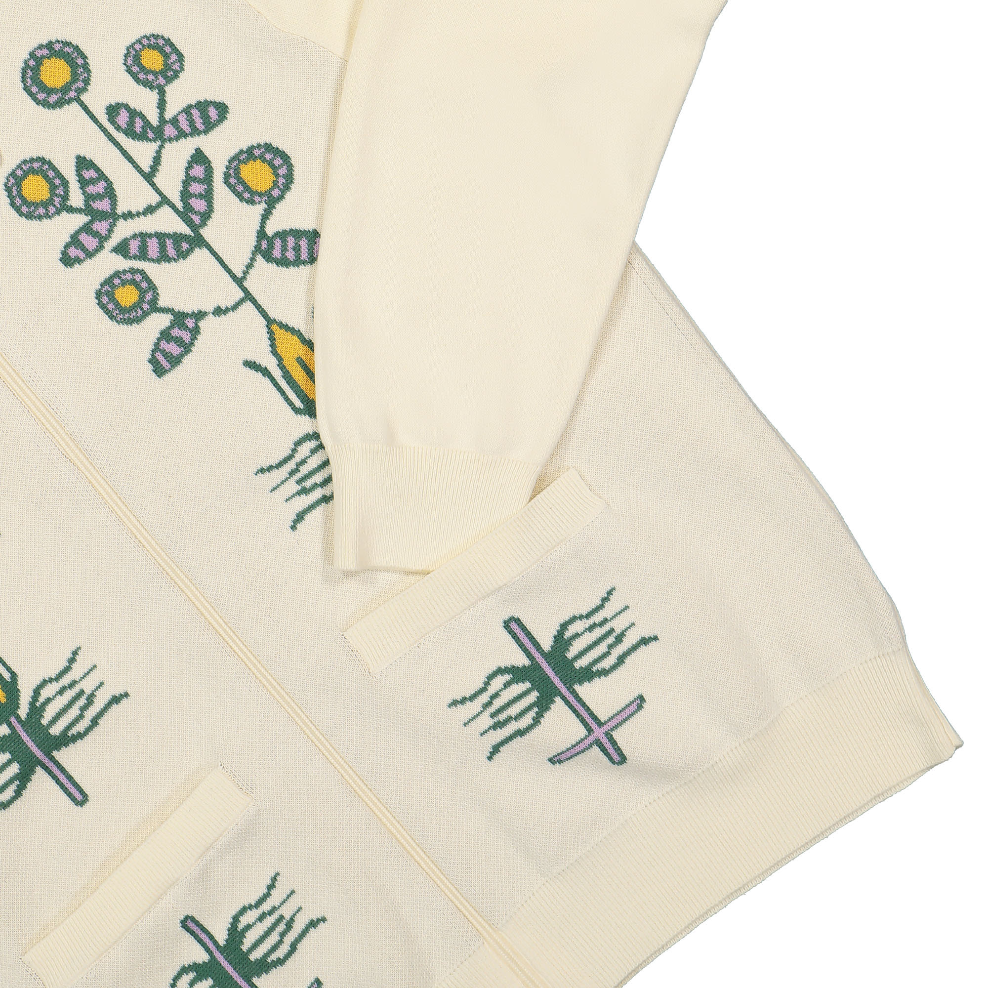 Obey Totem Cardigan Unbleached Cardigans Detailfoto | Overkill