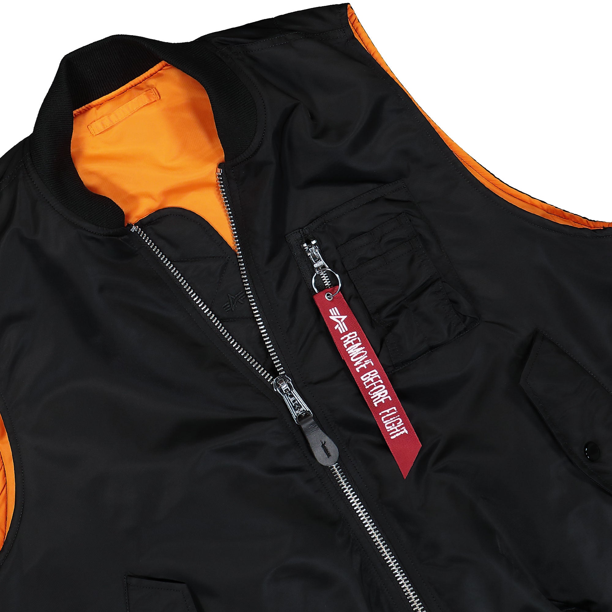 Alpha Industries MA-1 Heritage Vest Black Vests Detail view 3 | Overkill