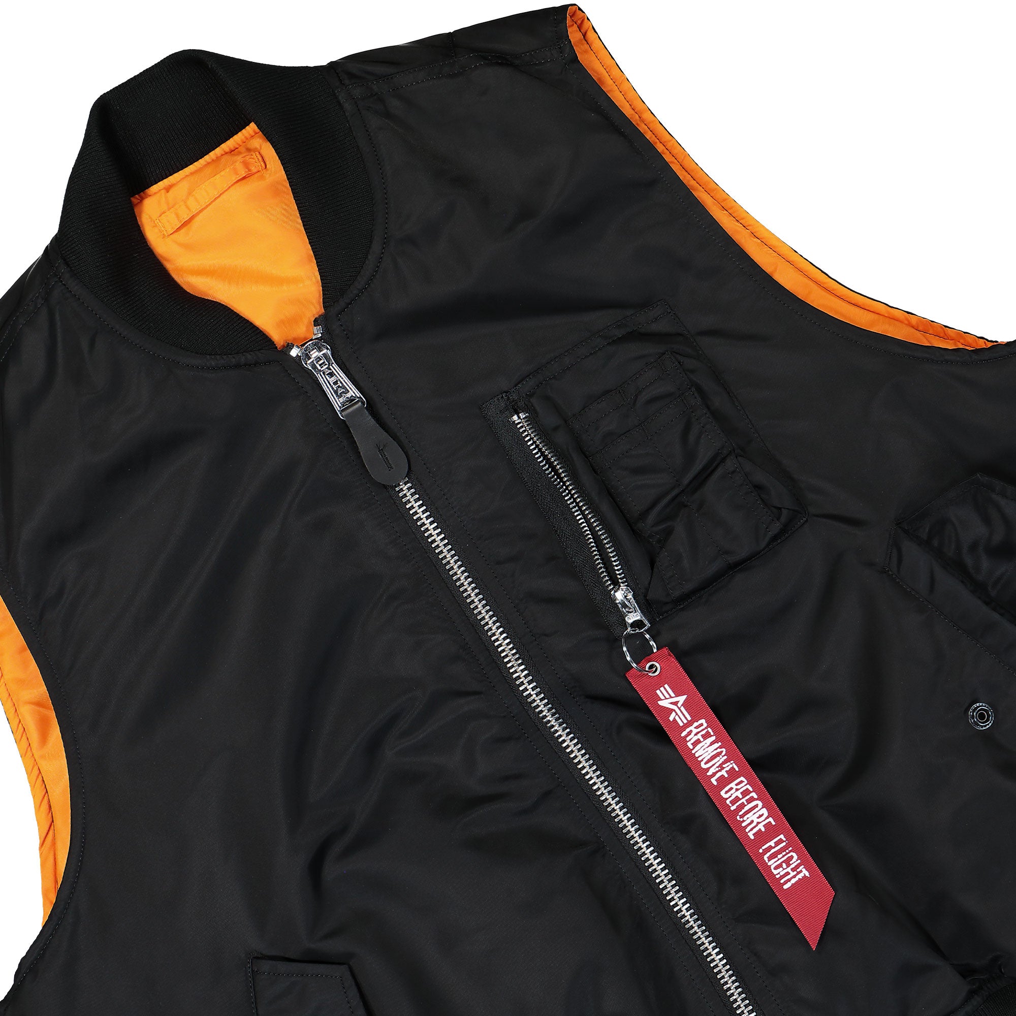 Alpha Industries MA-1 Heritage Vest Black Vests Detail view 4 | Overkill
