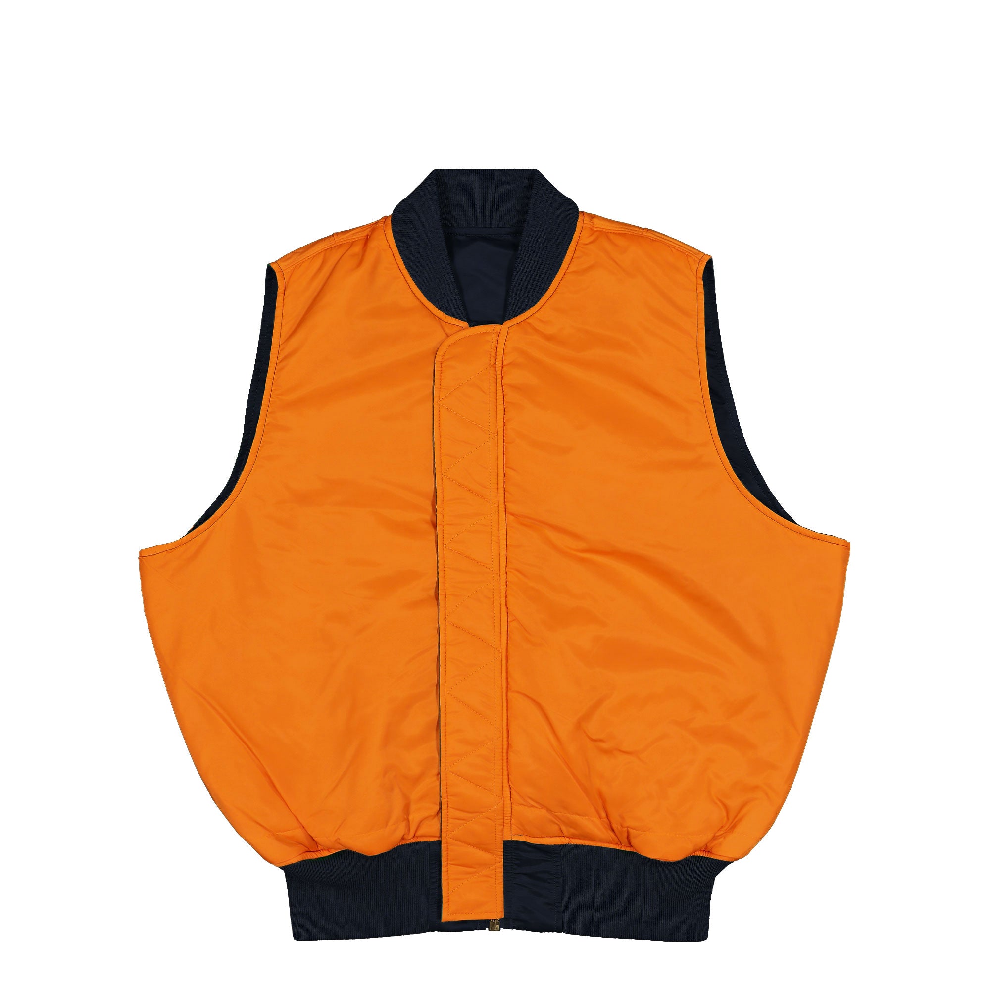 Alpha Industries MA-1 Heritage Vest Rep. Blue Vests Close-up | Overkill