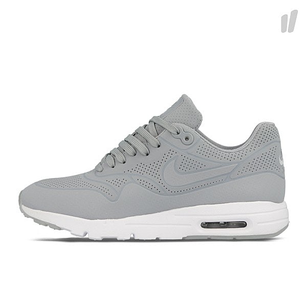 Nike wmns air max 1 ultra moire Wolf Grey-Wolf Grey - White Low Top Sneakers 704995 002 | Overkill