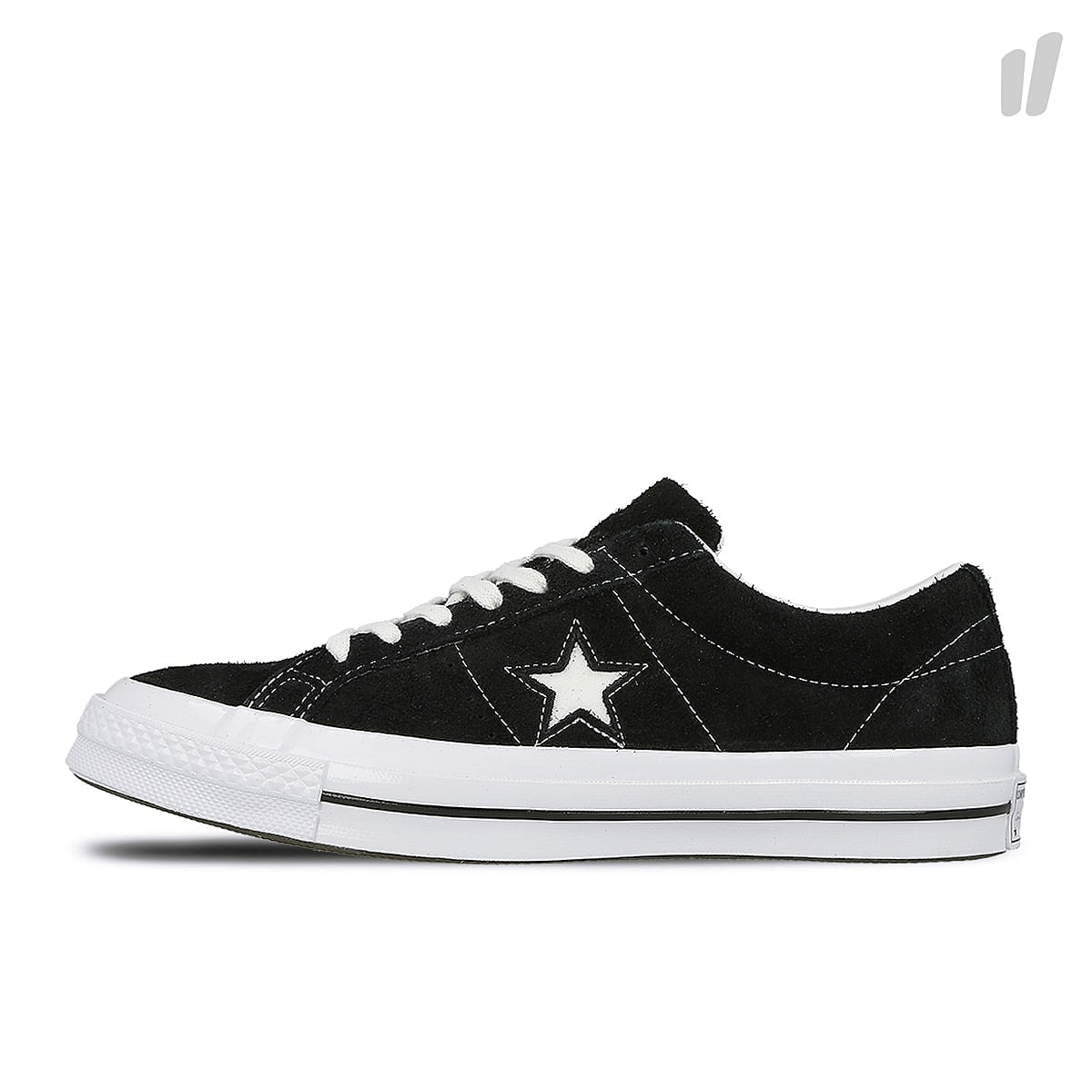 Converse one star ox Black-White-White Sneakers 158369C | Overkill