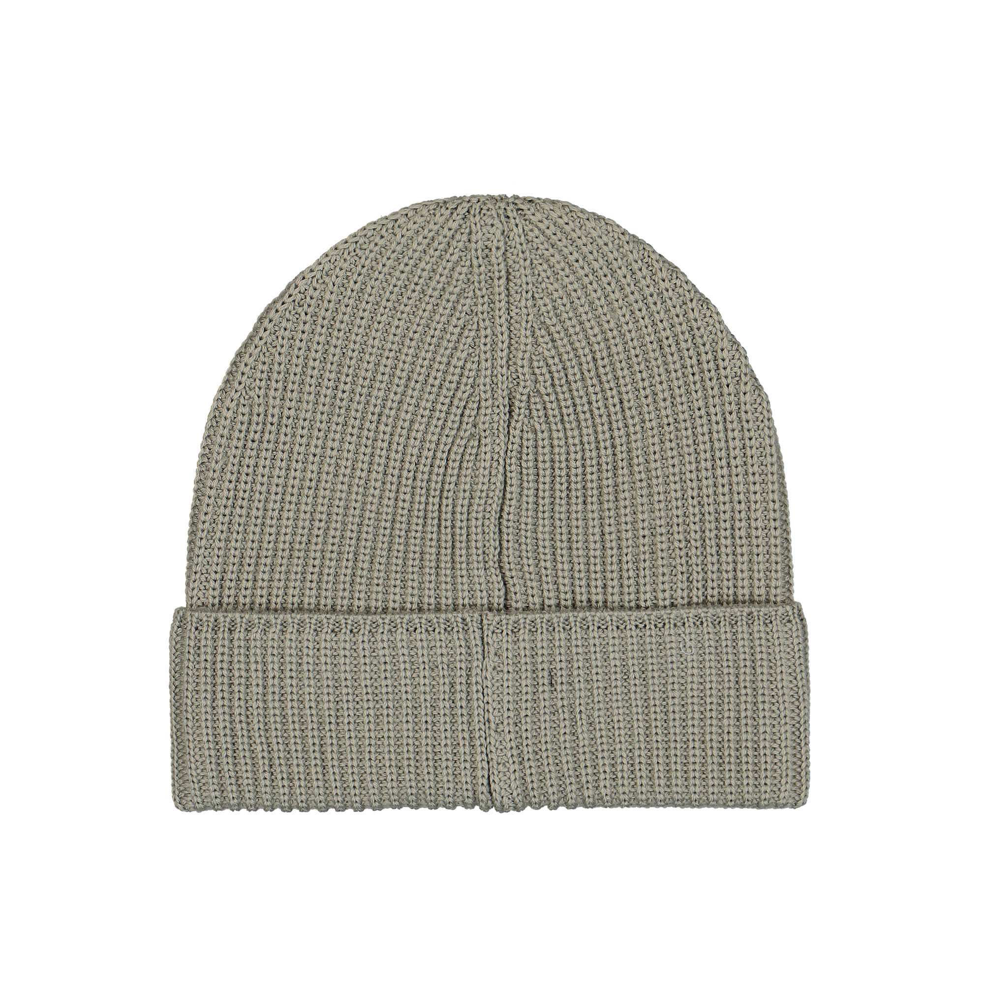 C.P. Company Extrafine Merino Wool Logo Beanie Silver Sage Beanies Material | Overkill