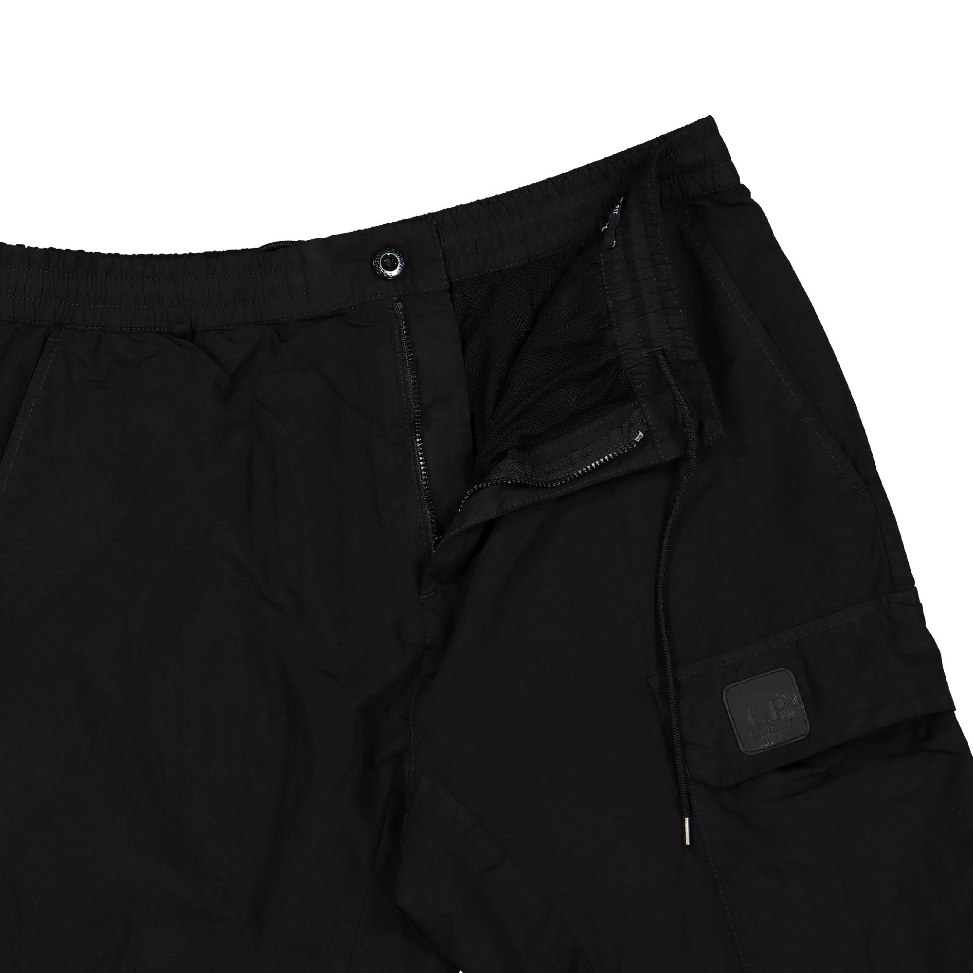 C.P. Company Flatt Nylon Ergonomic Pants Black Casual Pants Detailfoto | Overkill