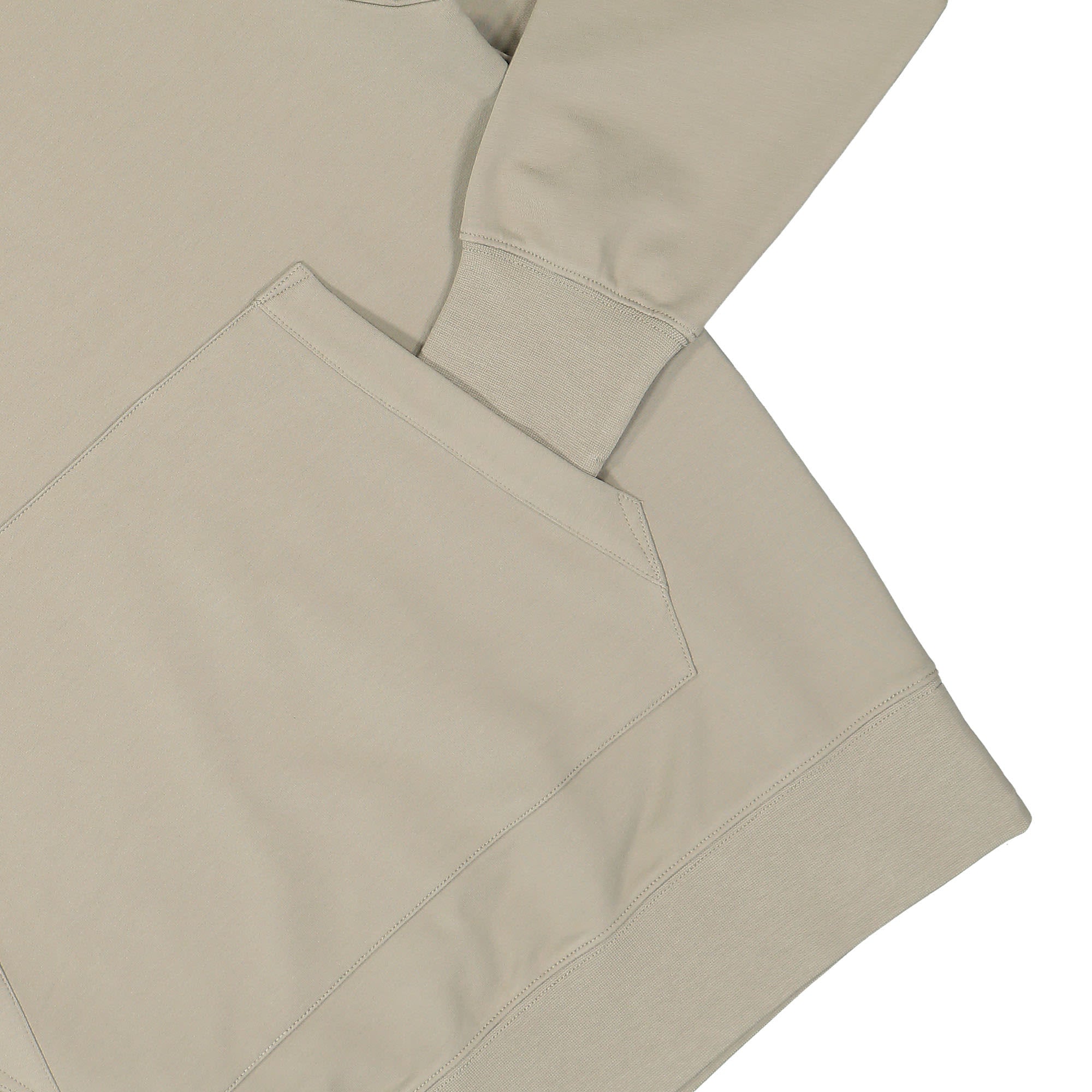 C.P. Company Metropolis Series Stretch Fleece Logo Hoodie Silver Sage Hoodies Detailfoto | Overkill