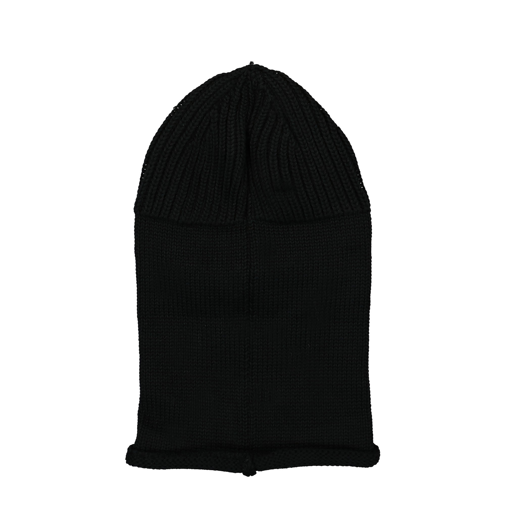 C.P. Company Extrafine Merino Wool Goggle Balaclava Black Balaclavas Material | Overkill