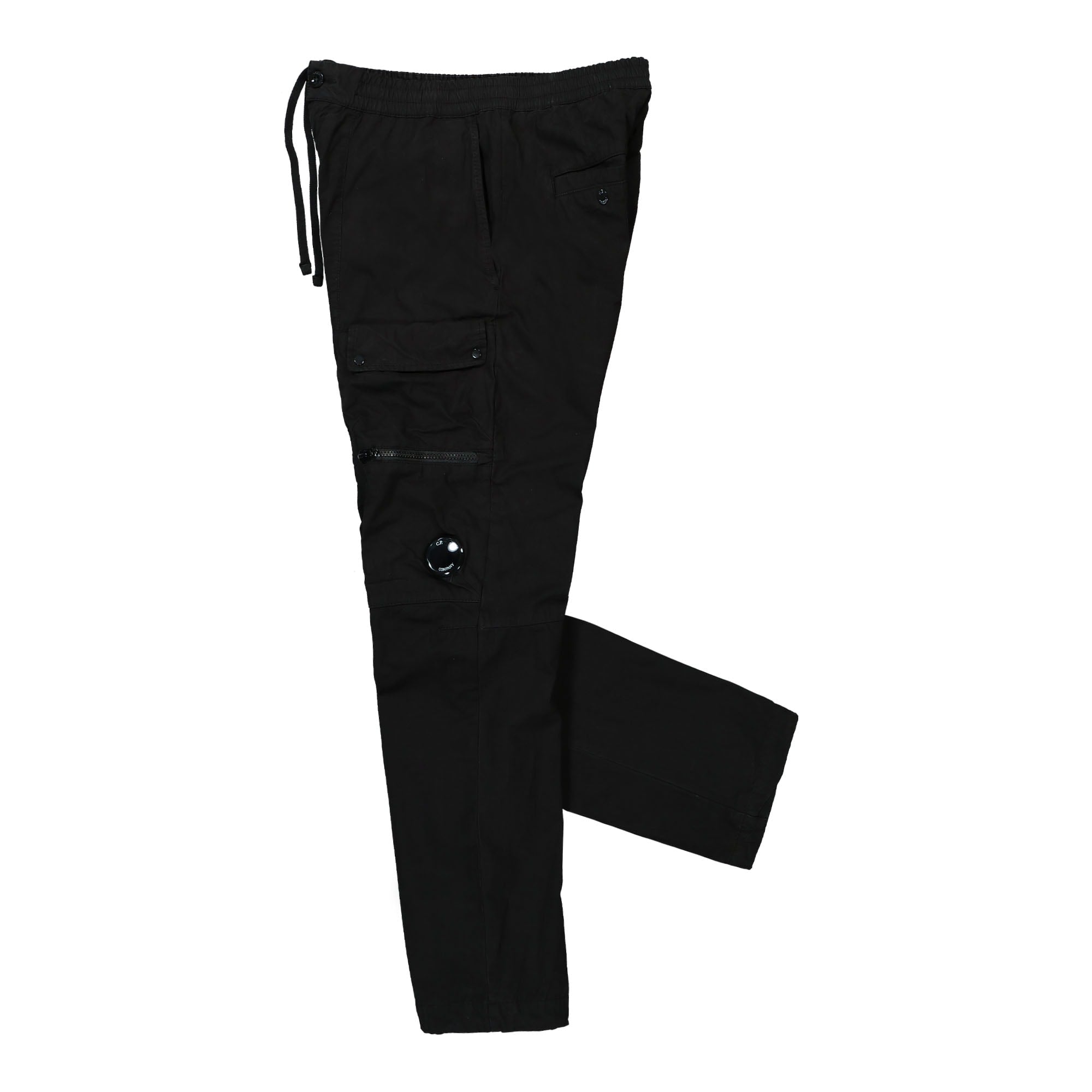 C.P. Company Microreps Regular Utility Pants Black Casual Pants Close-up | Overkill