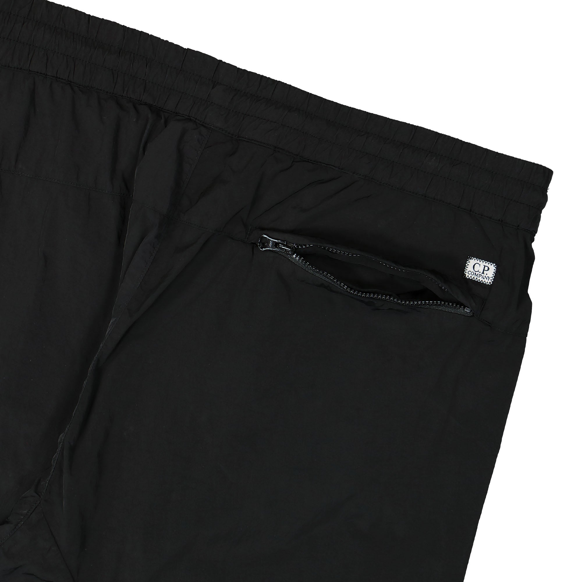 C.P. Company Chrome-R Regular Tech Pants Black Casual Pants Detail view 1 | Overkill